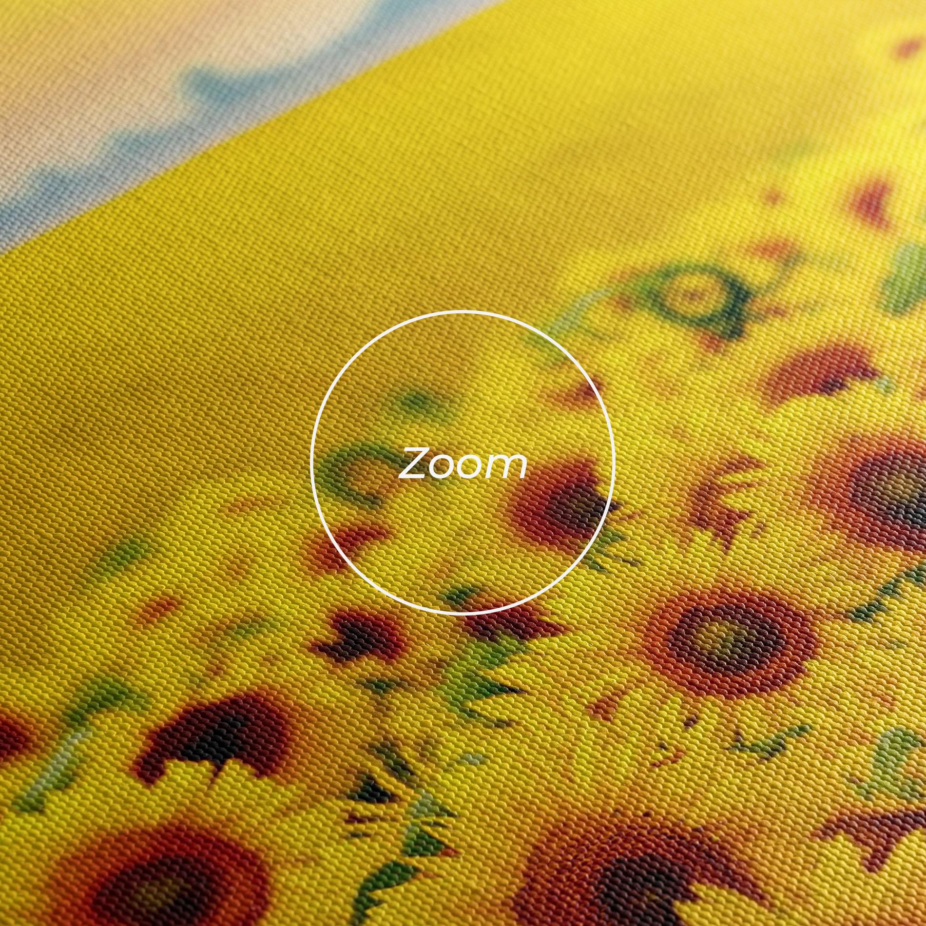 Tablou Canvas Yellow Sunflowers mockup 3