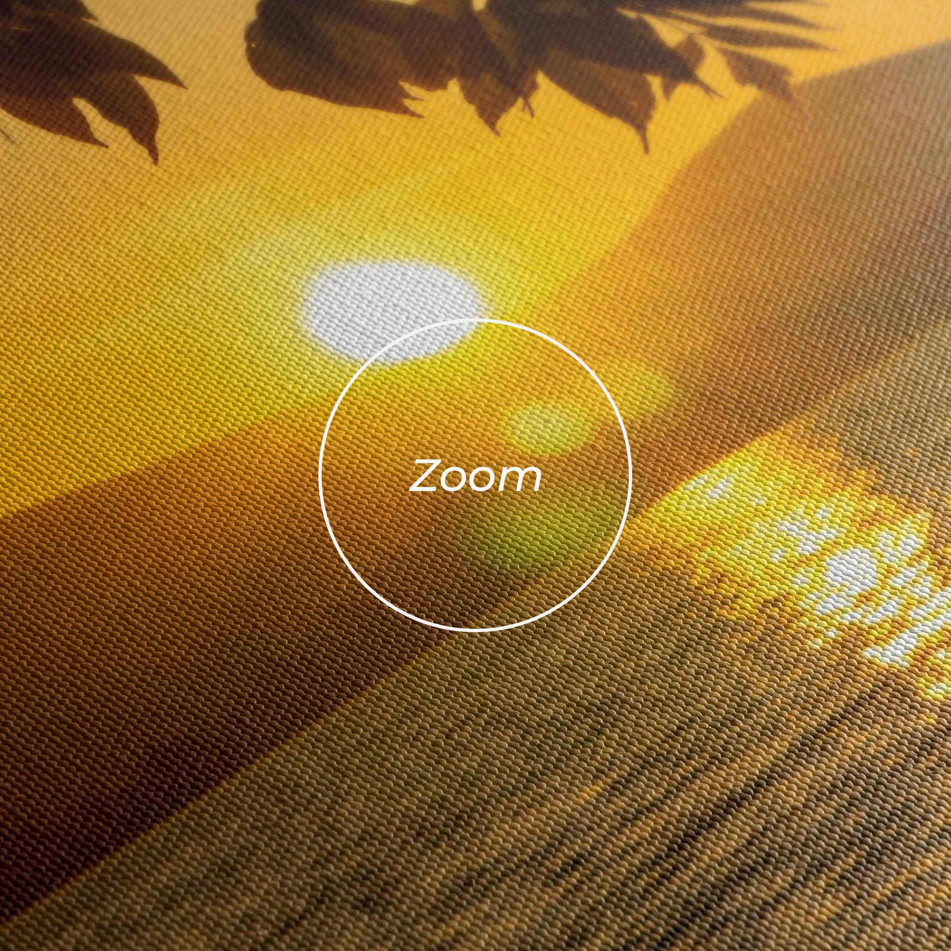 Tablou Canvas Yellow Sunrise mockup 3
