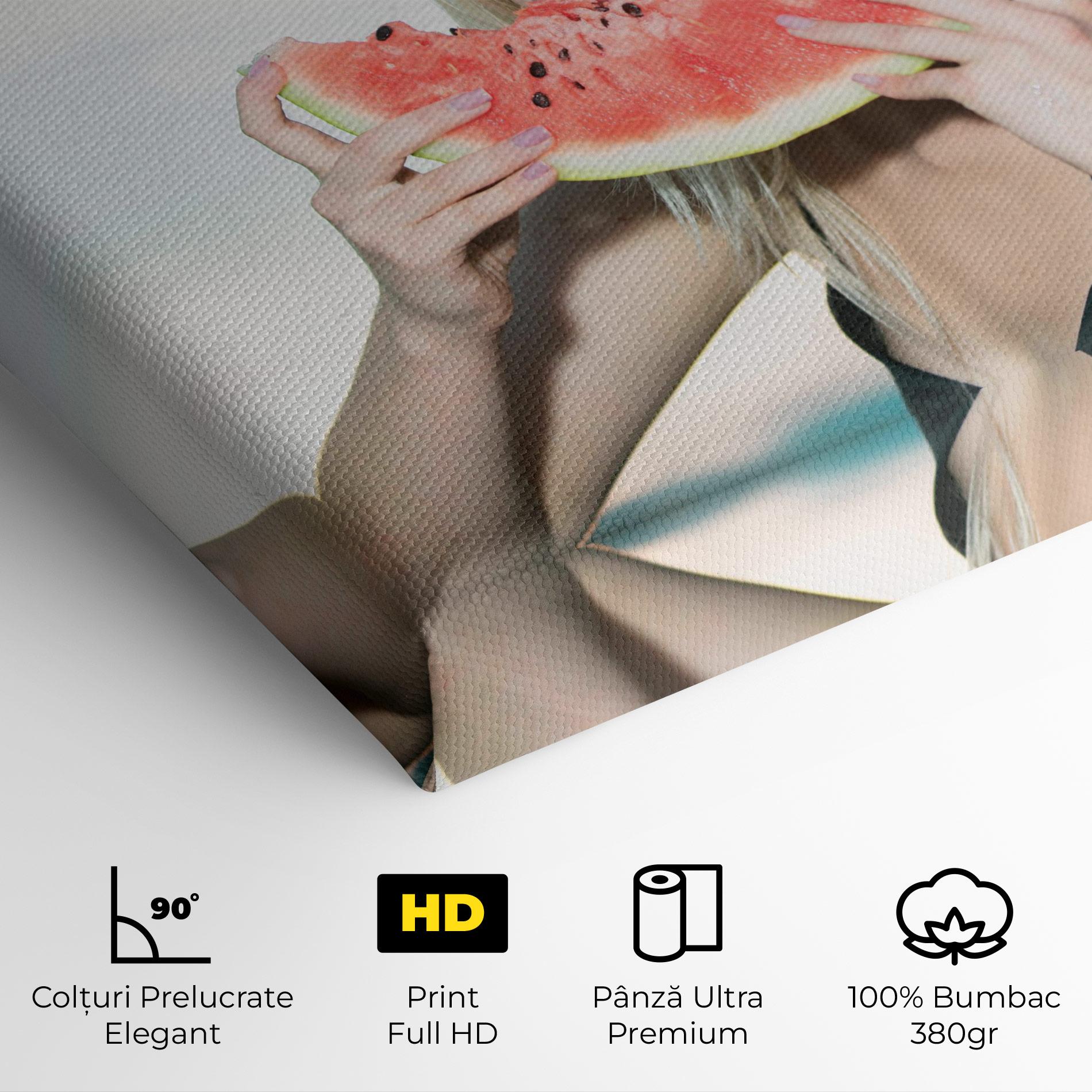 Tablou Canvas Eating Watermelon mockup 4