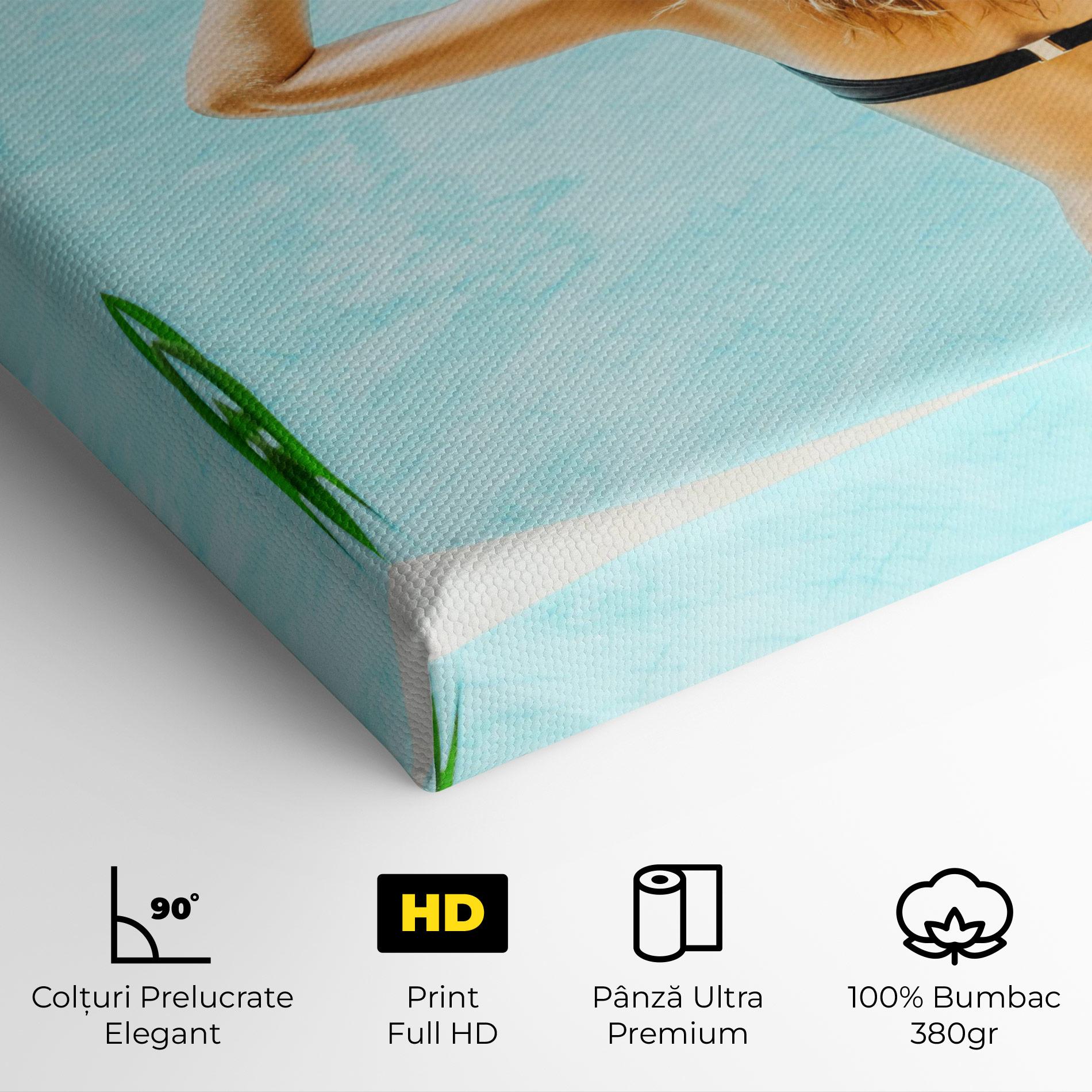 Tablou Canvas Enjoying Swimming Pool mockup 4