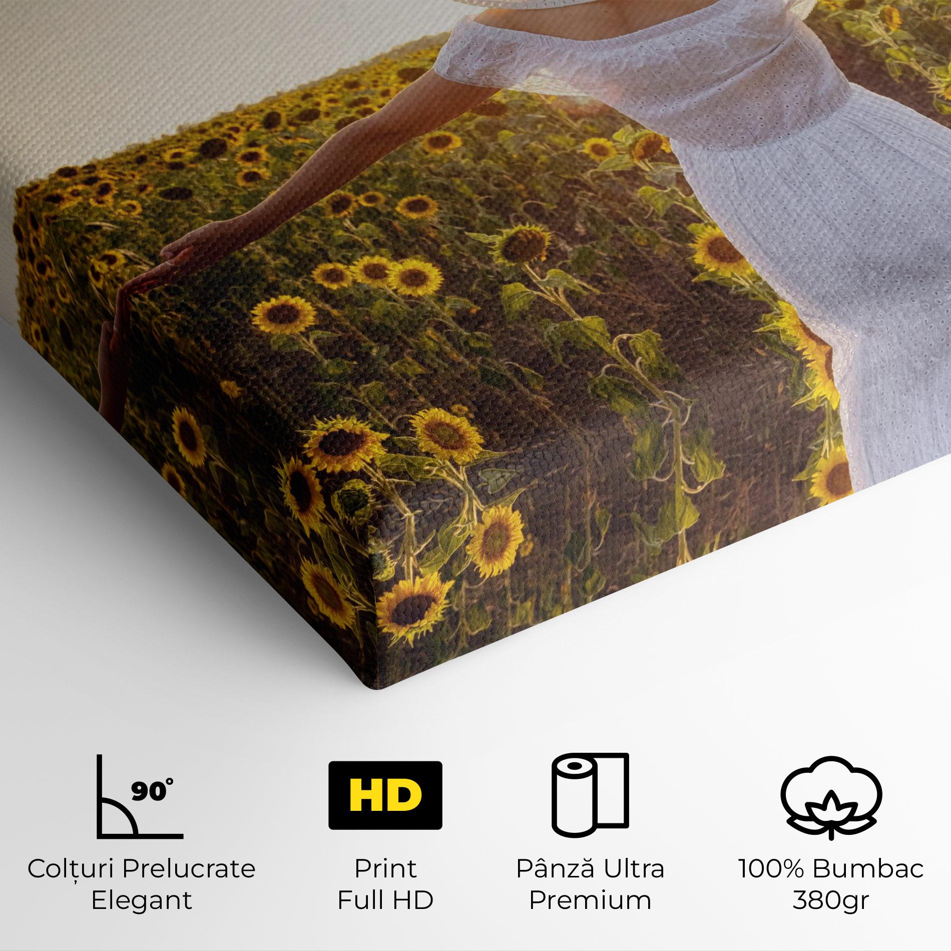 Tablou Canvas Girl In Nature mockup 4