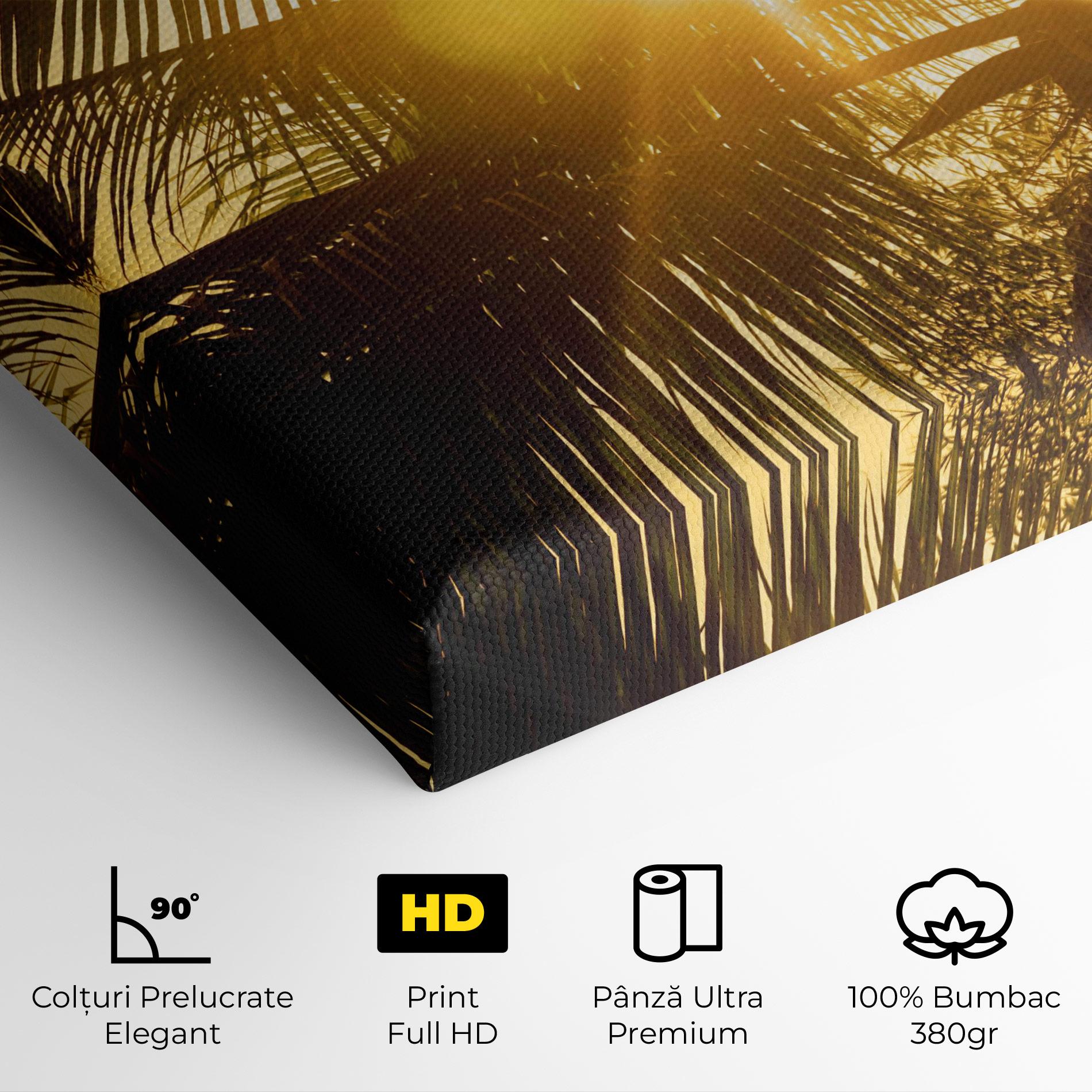 Tablou Canvas Palm Trees Sun mockup 4