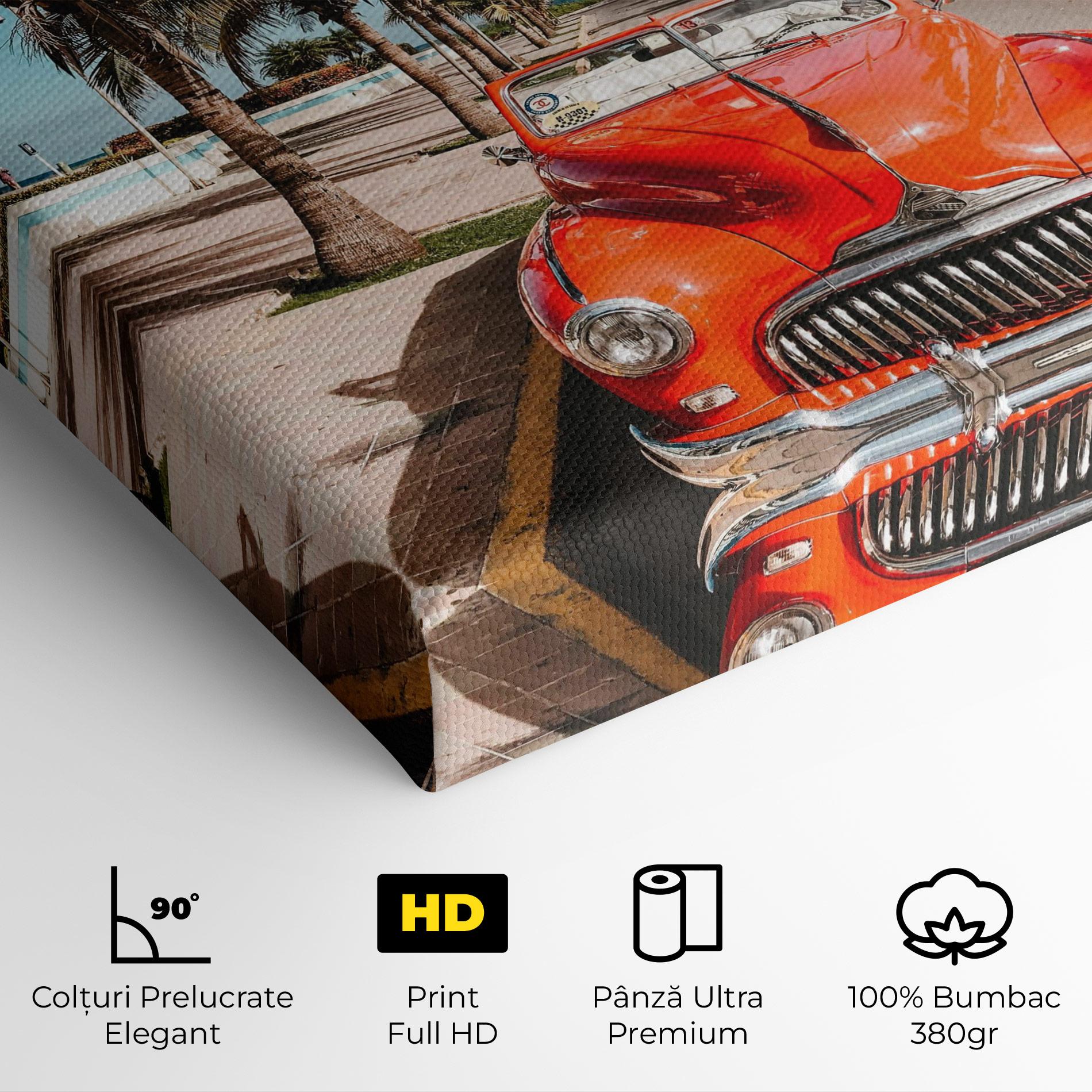 Tablou Canvas Red Summer Car mockup 4