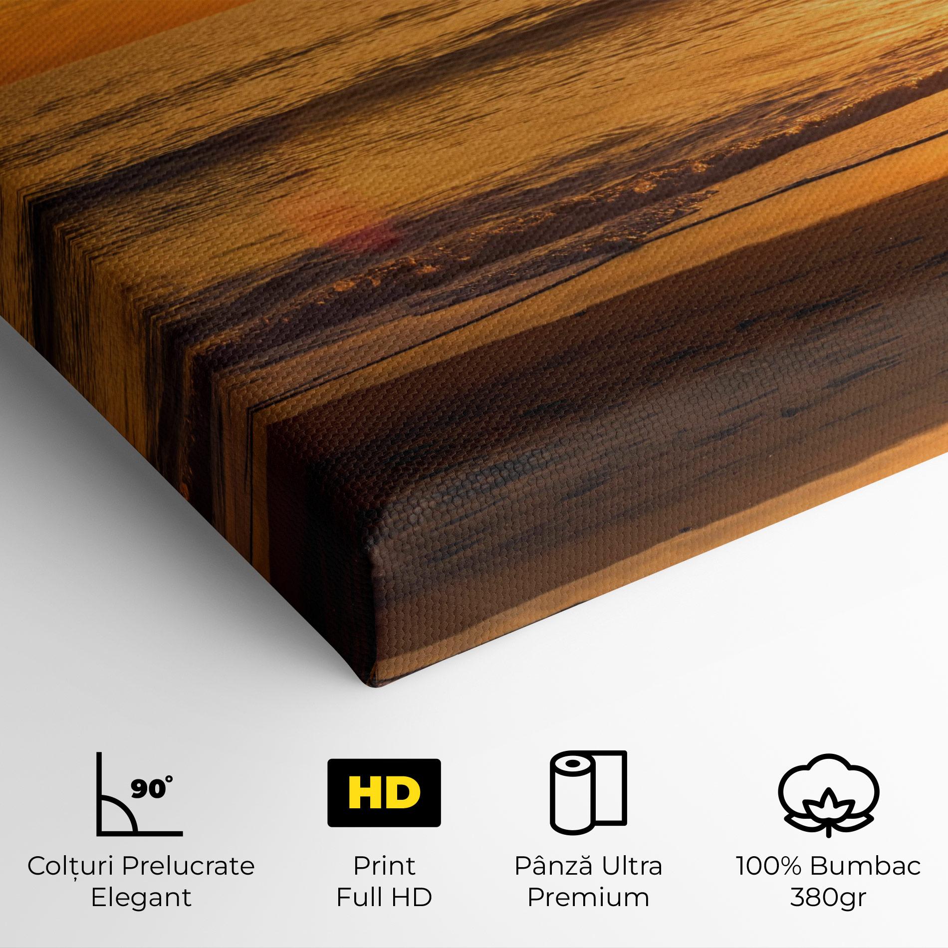 Tablou Canvas Sunset Ocean Coast mockup 4