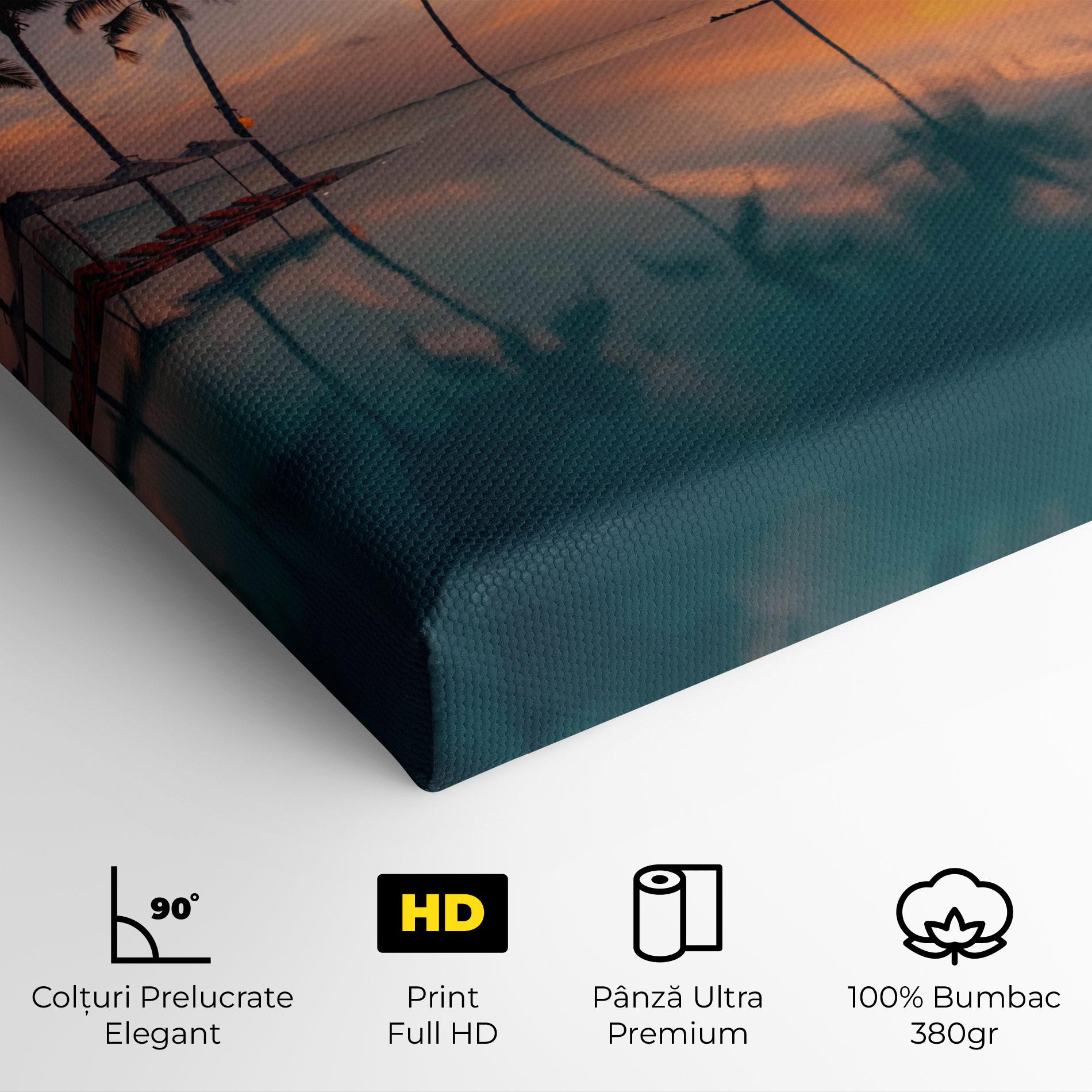 Tablou Canvas Tropical Beach mockup 4
