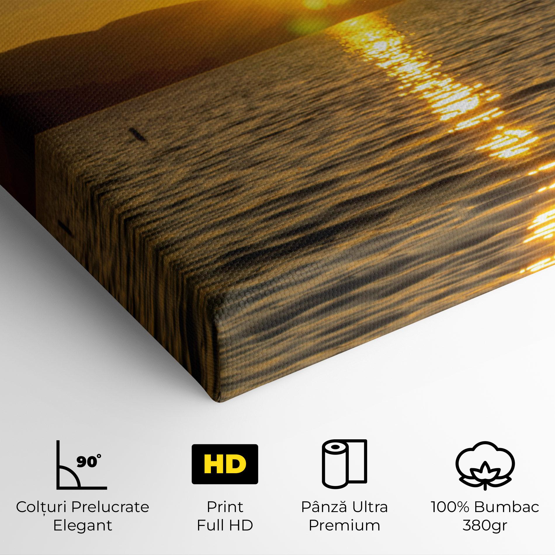 Tablou Canvas Yellow Sunrise mockup 4