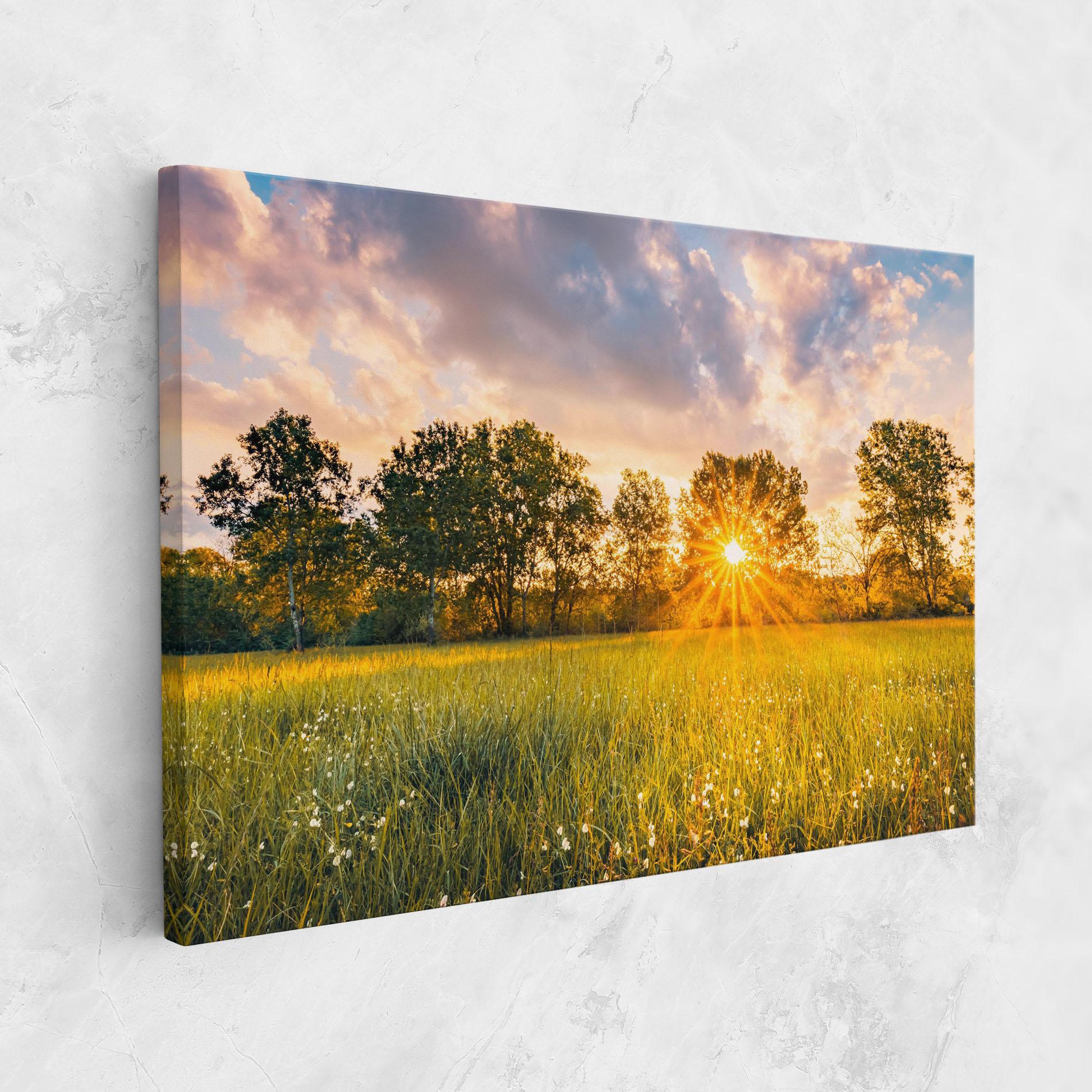 Tablou Canvas Blossoming Meadow mockup 1