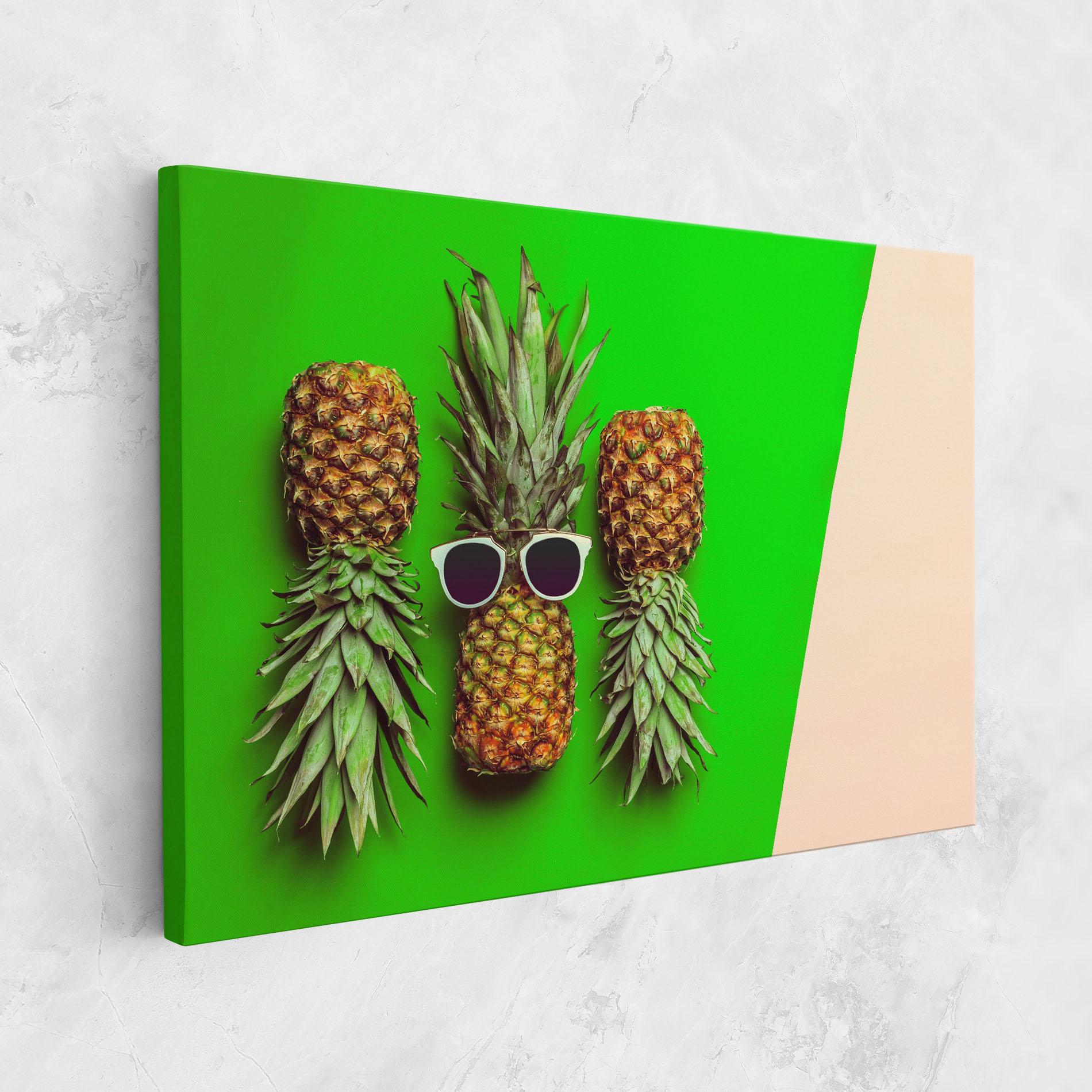 Tablou Canvas Green Pineapple mockup 1