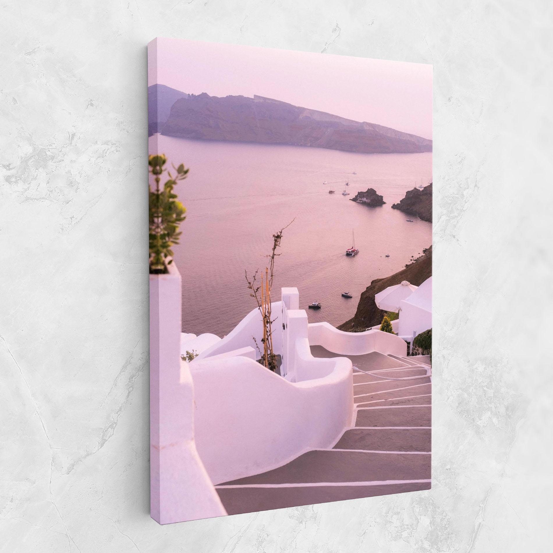 Tablou Canvas Grece Strairs mockup 1