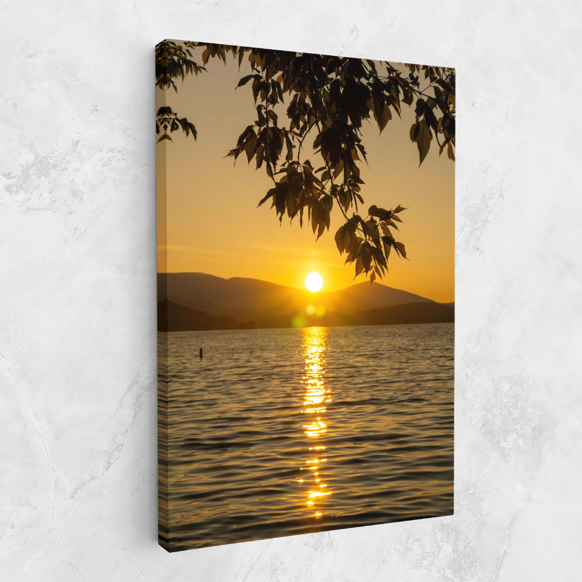 Tablou Canvas Yellow Sunrise mockup 1