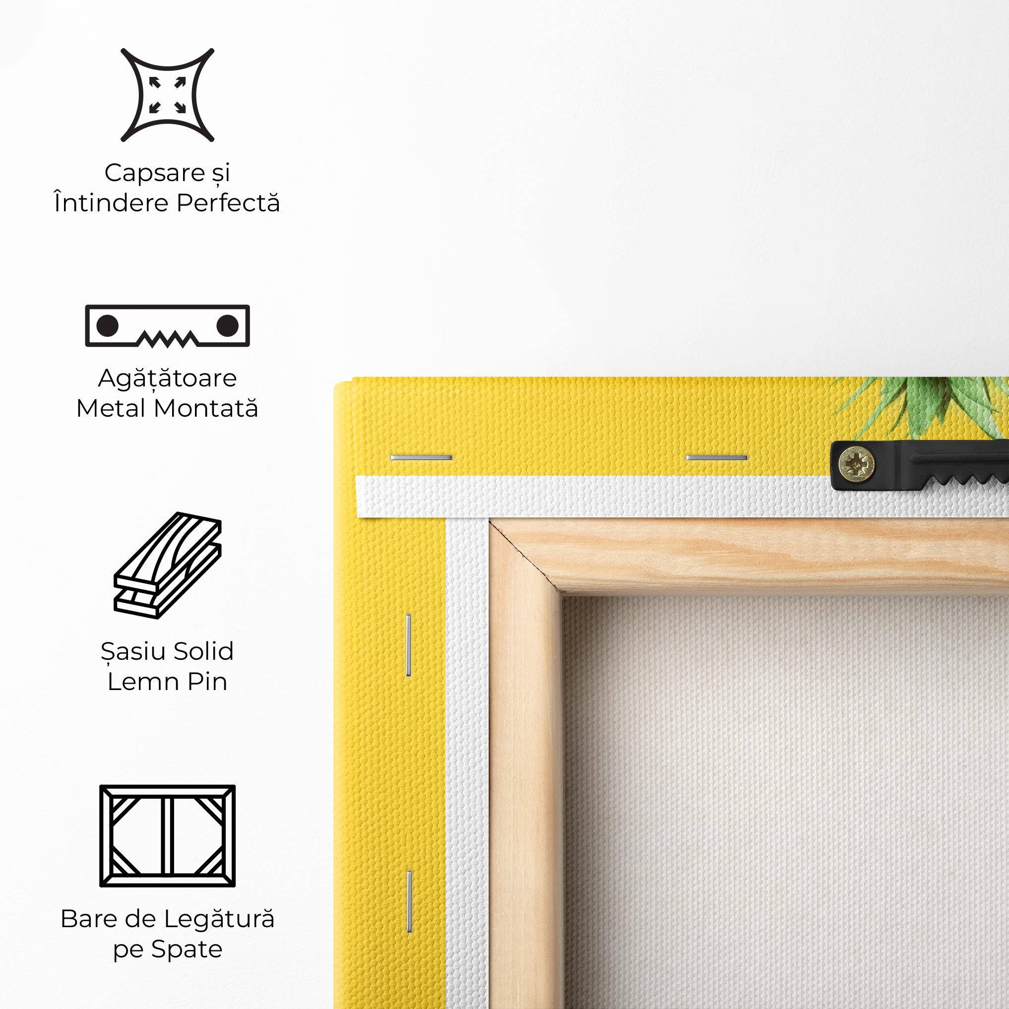 Tablou Canvas Fresh Pineapple mockup 5