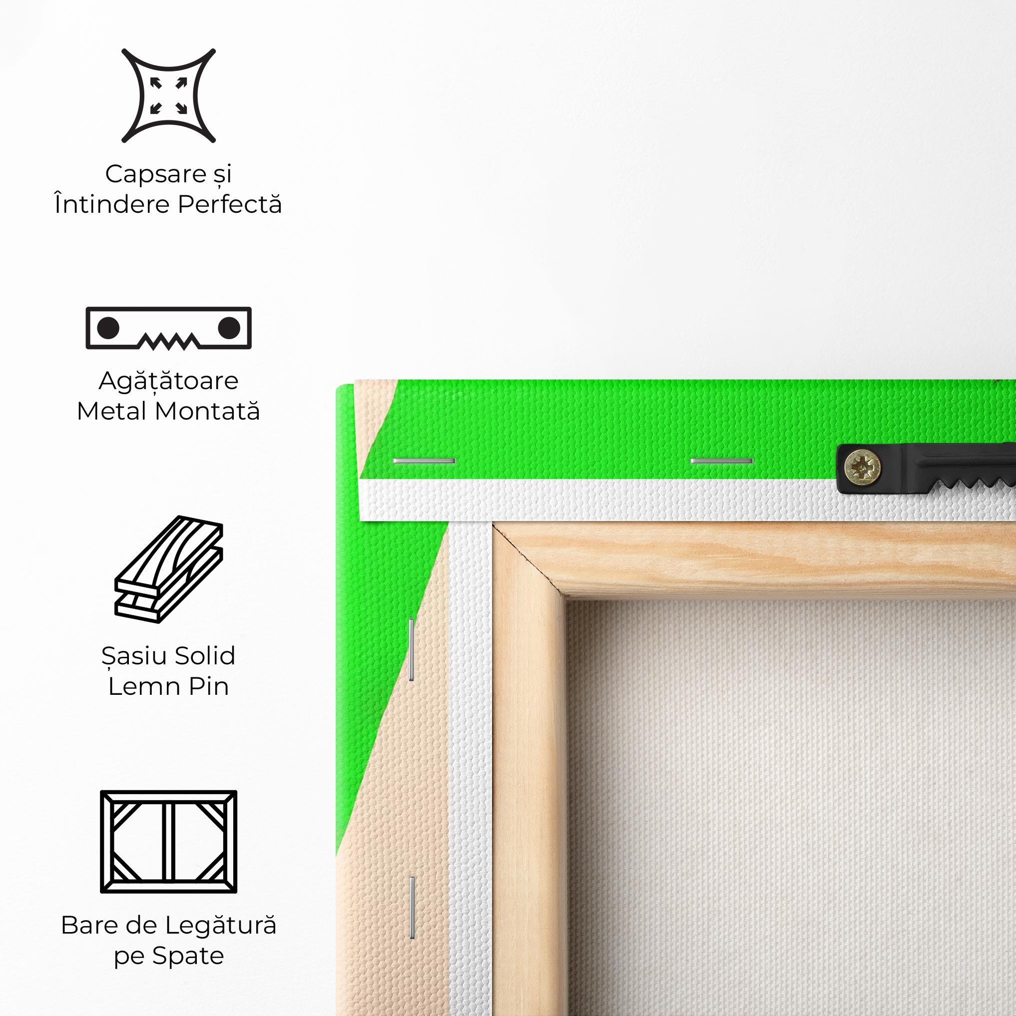 Tablou Canvas Green Pineapple mockup 5