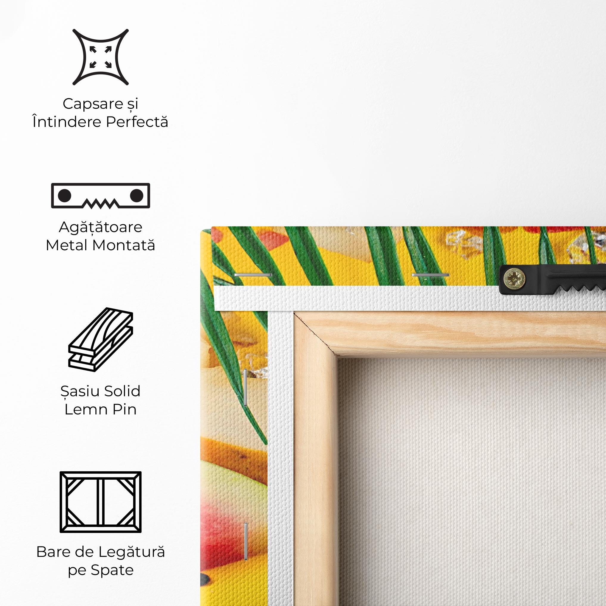 Tablou Canvas Ice Cubes Fruits mockup 5