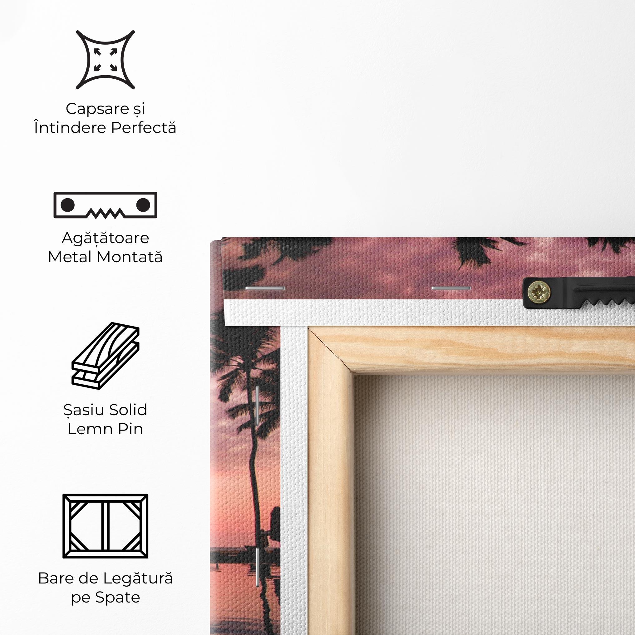 Tablou Canvas Purple Sunset mockup 5