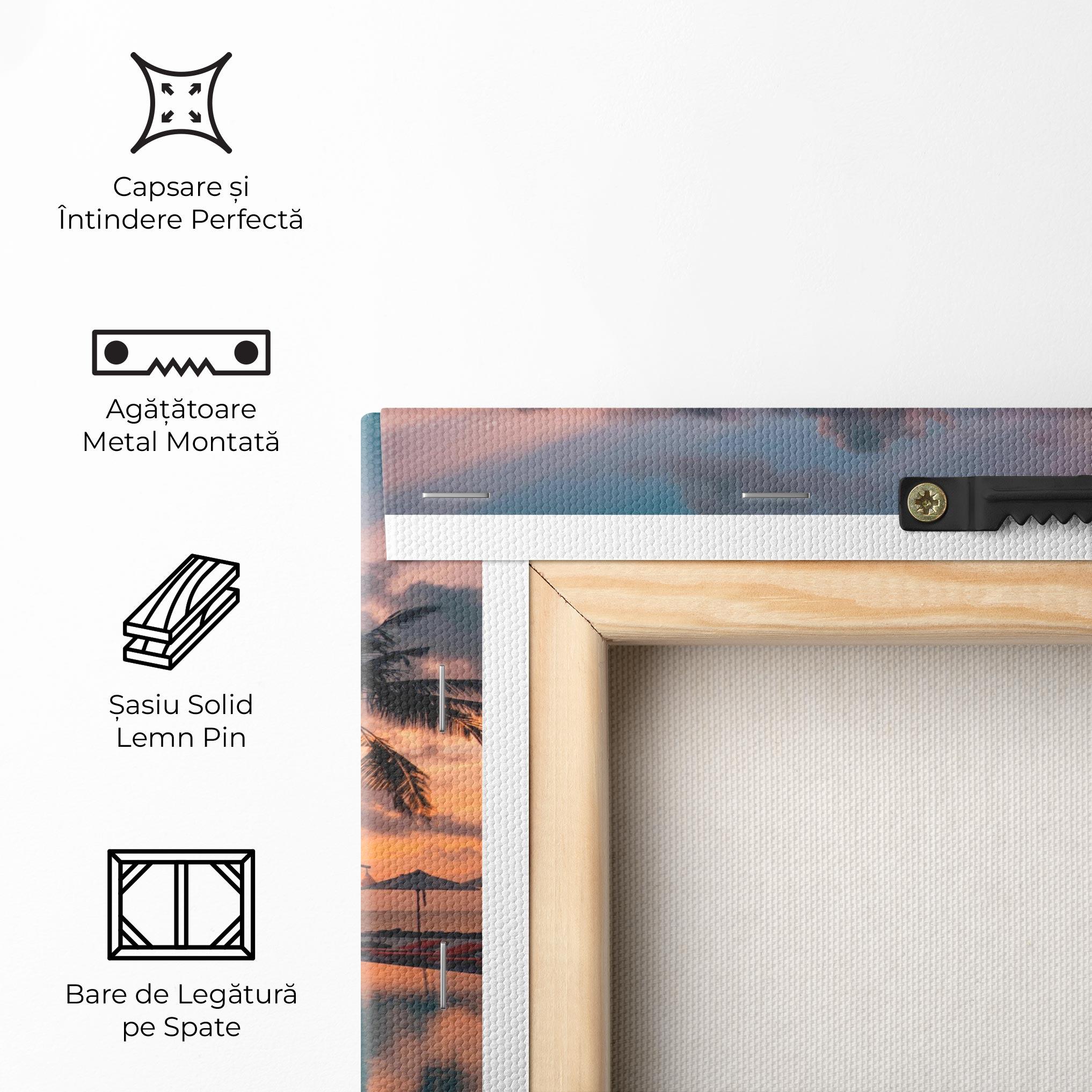 Tablou Canvas Tropical Beach mockup 5