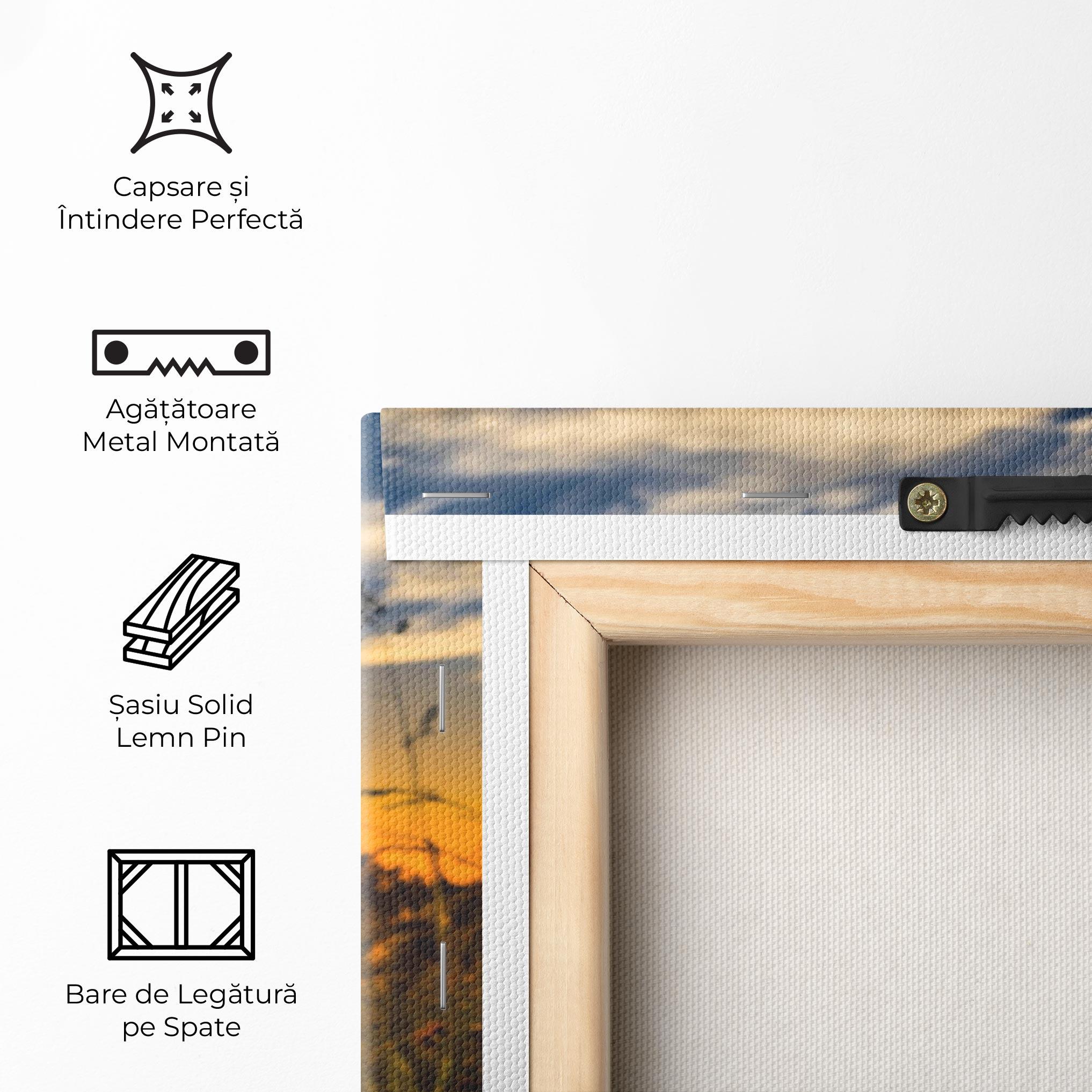 Tablou Canvas Wheat Sunset mockup 5