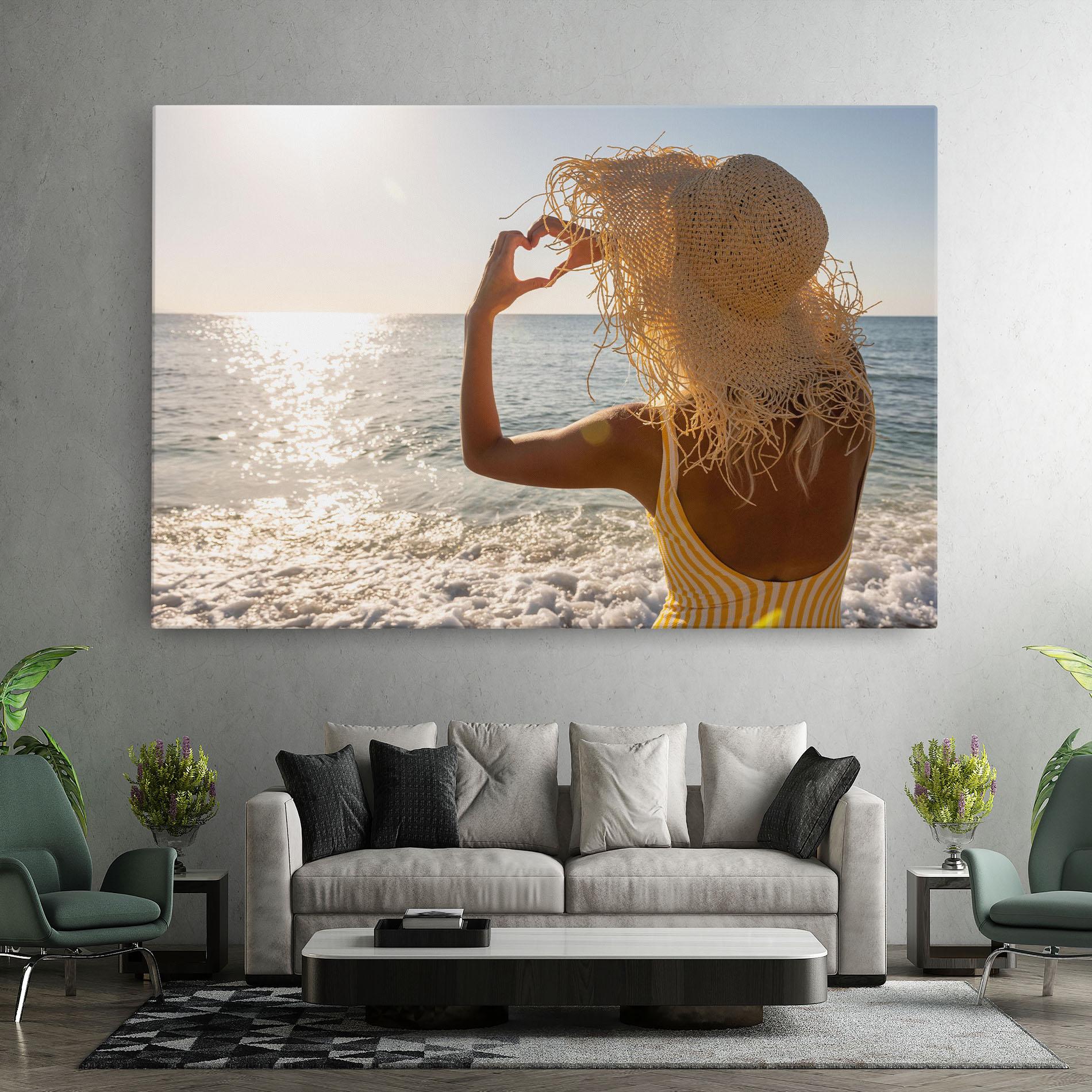 Tablou Canvas Heart Symbol mockup 7