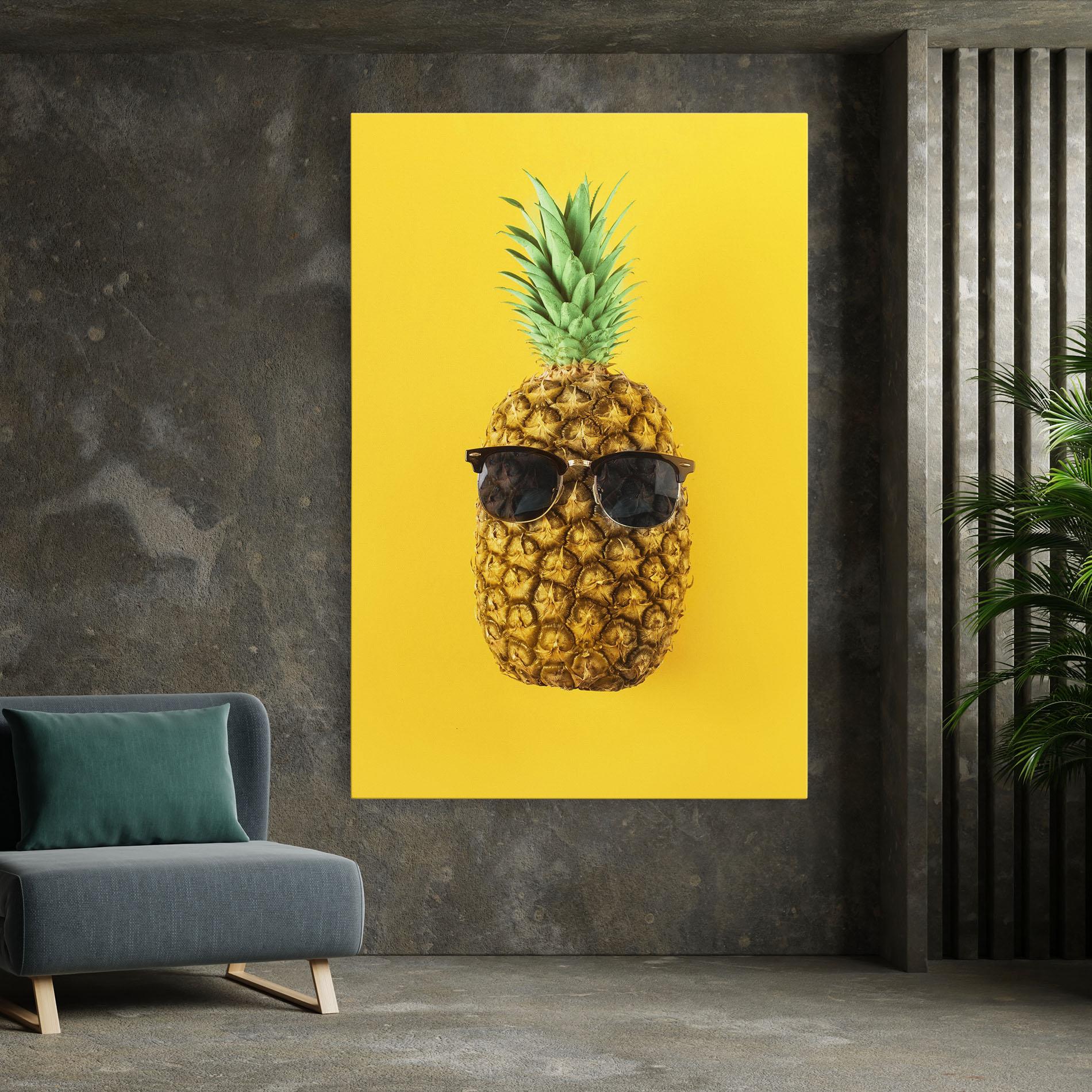 Tablou Canvas Fresh Pineapple mockup 7
