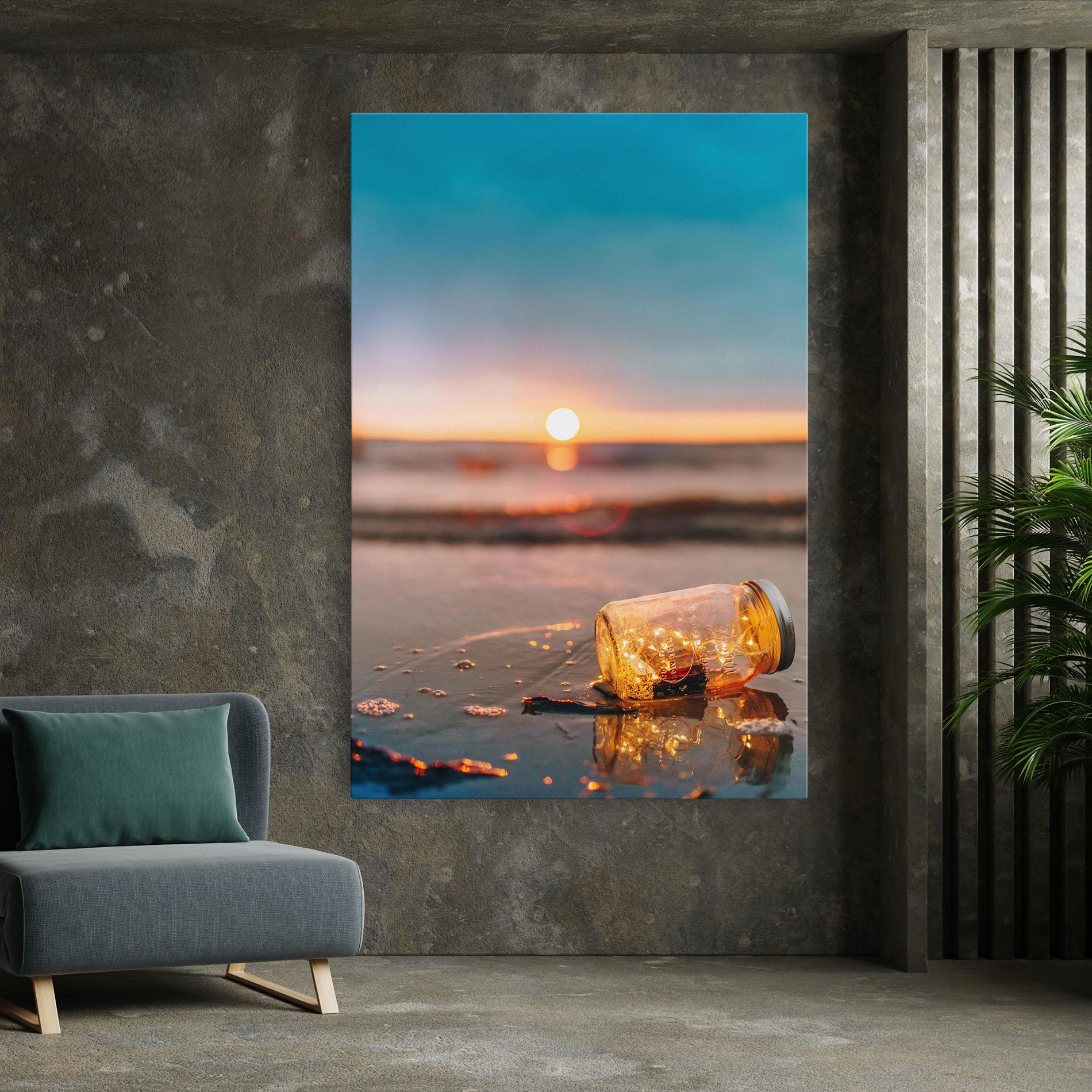 Tablou Canvas Jar With Lights mockup 7