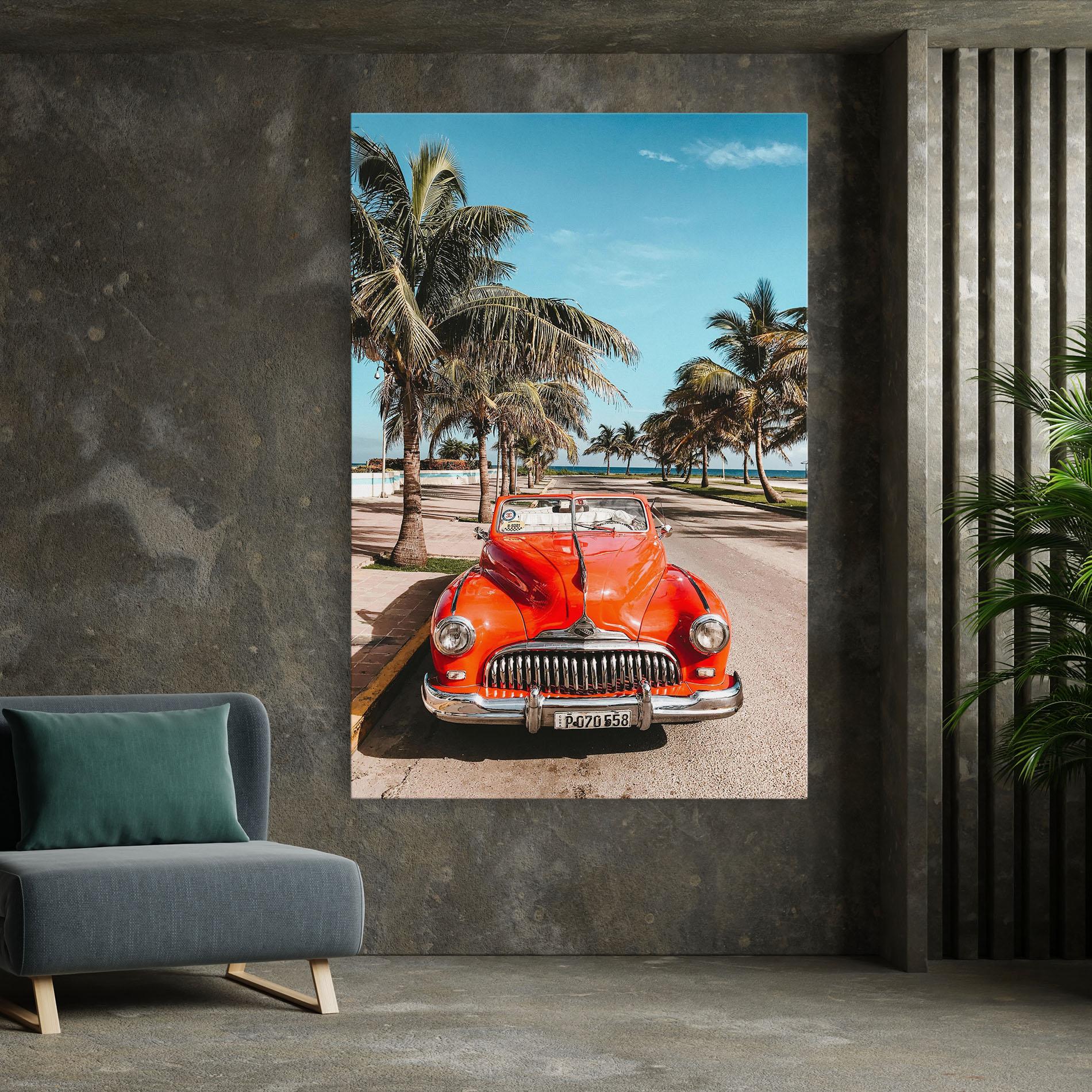 Tablou Canvas Red Summer Car mockup 7