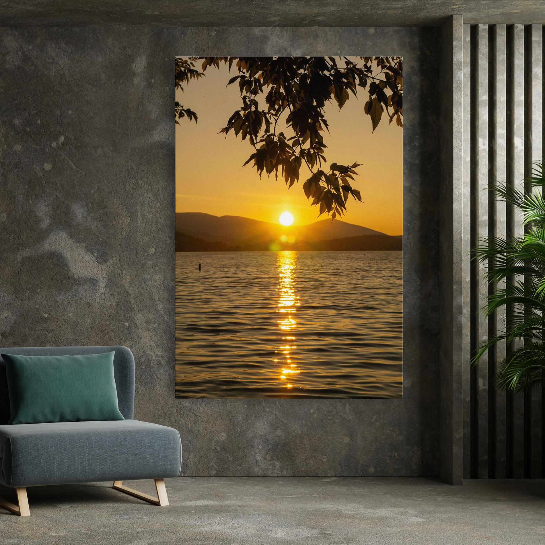 Tablou Canvas Yellow Sunrise mockup 7