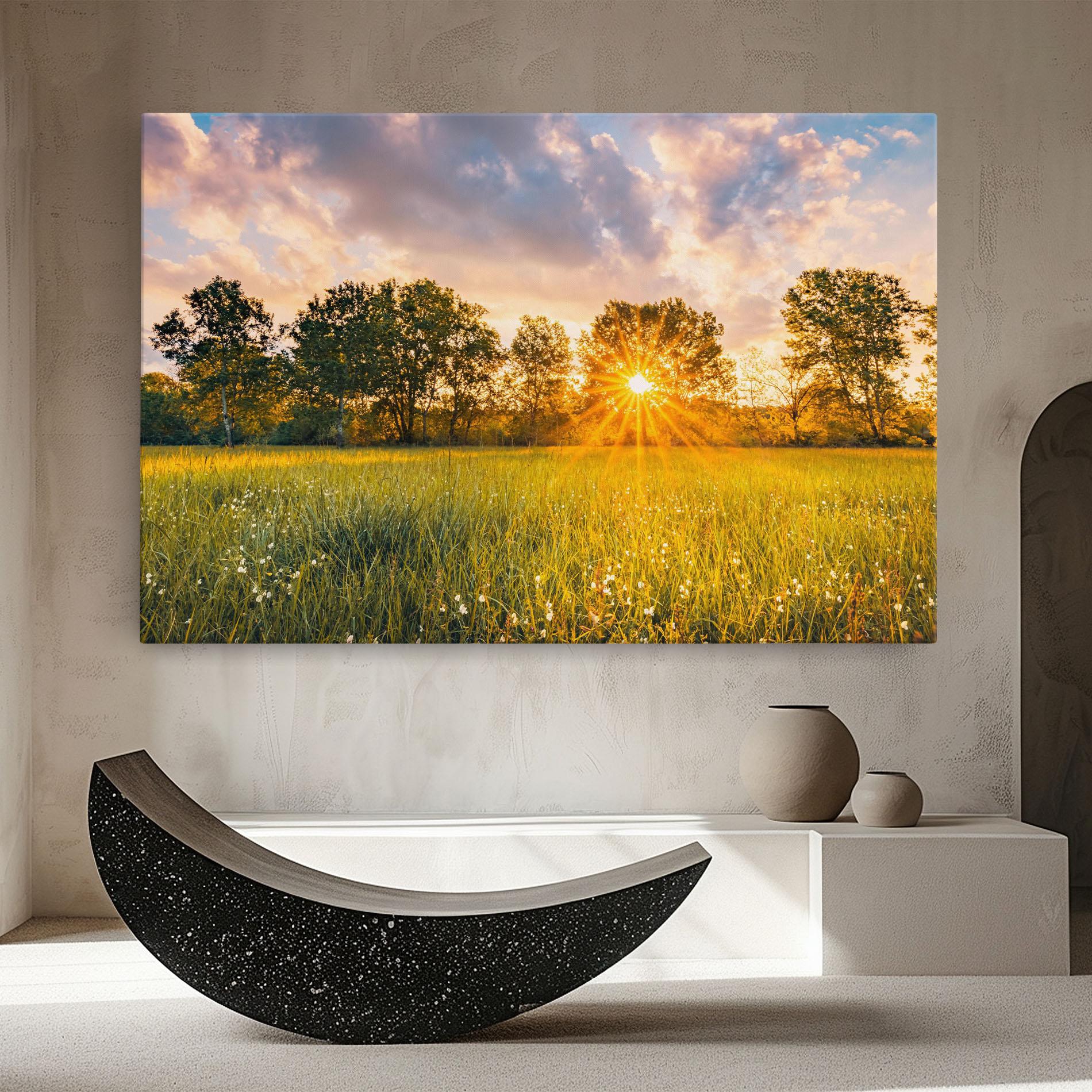 Tablou Canvas Blossoming Meadow mockup 8