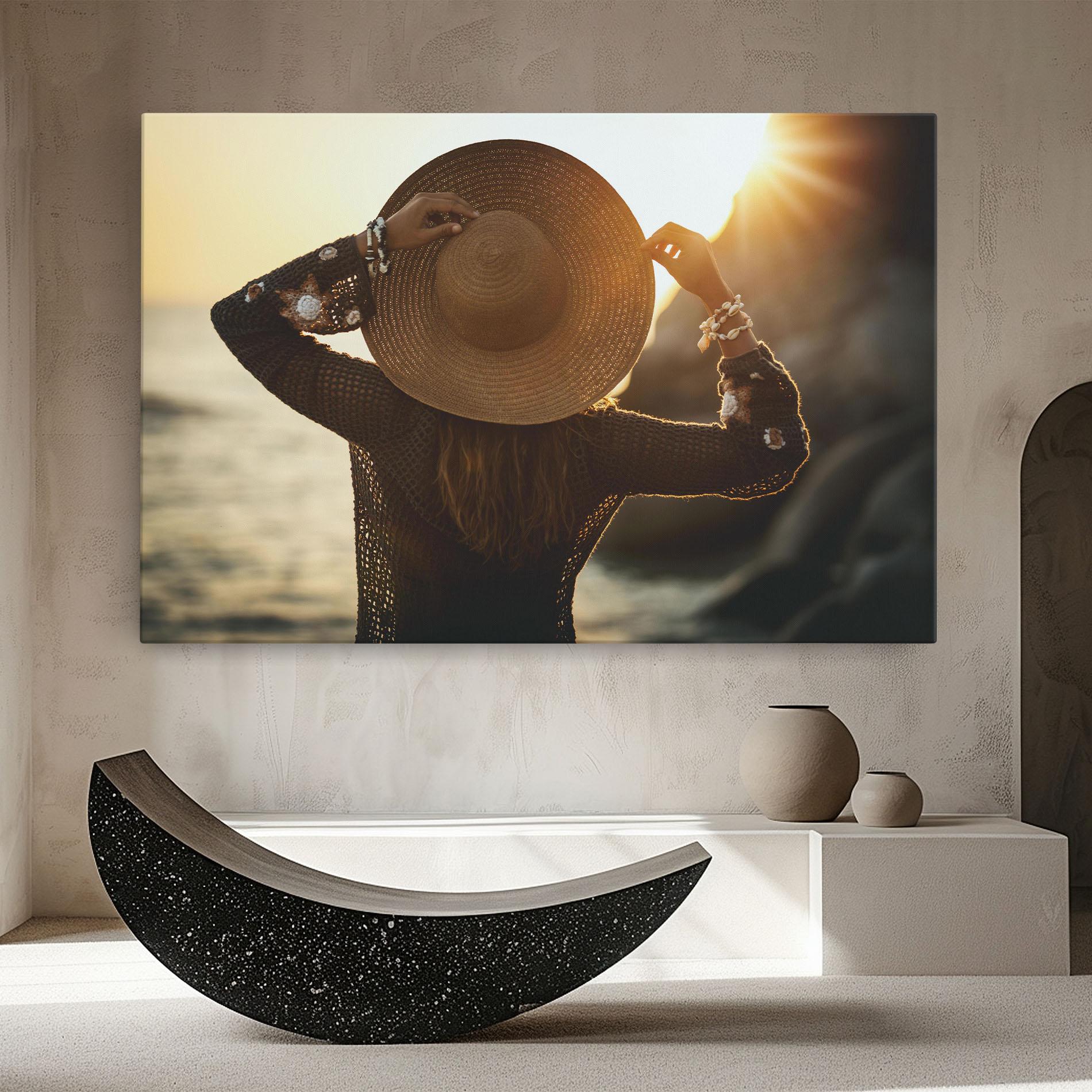 Tablou Canvas Enjoying Sunset mockup 8