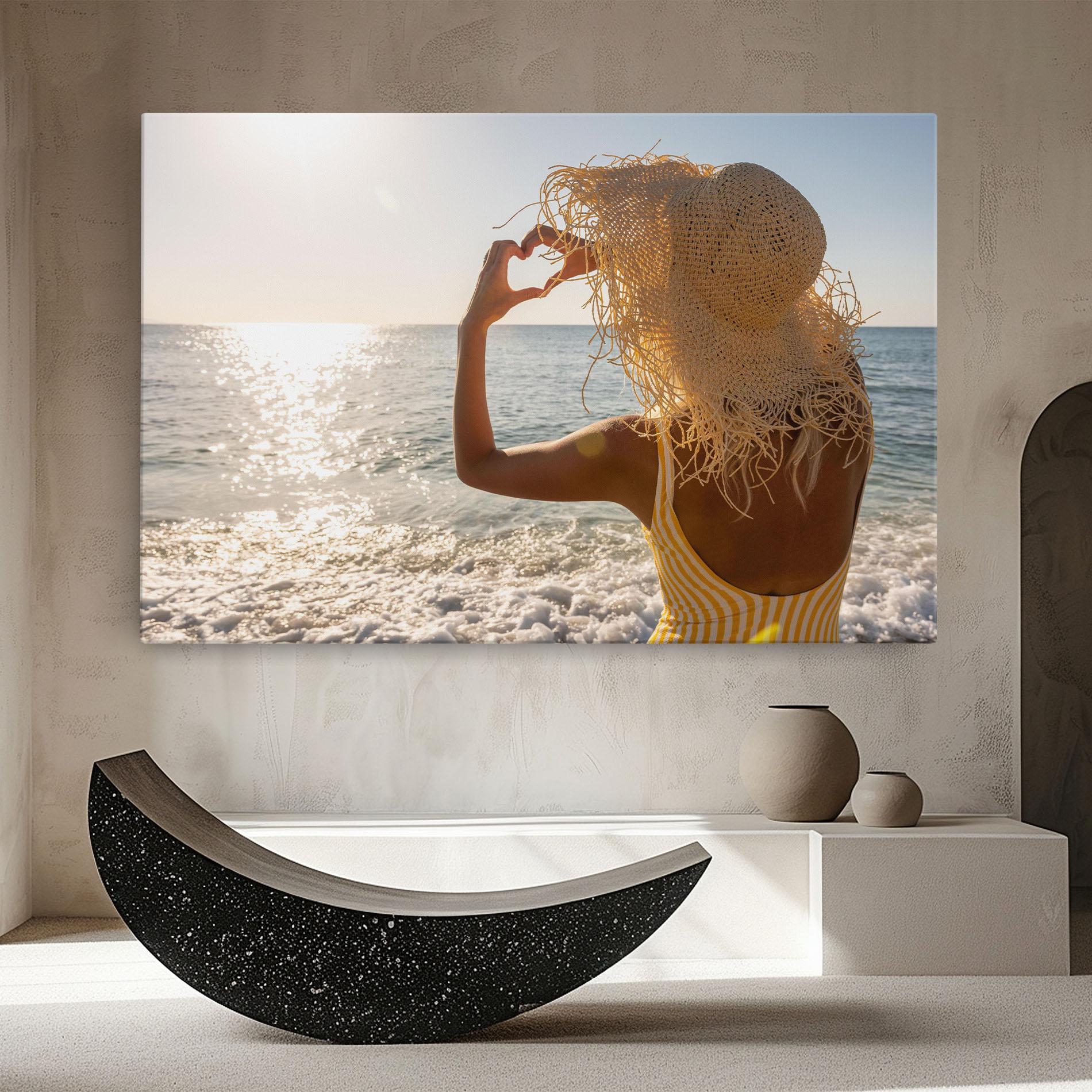 Tablou Canvas Heart Symbol mockup 8