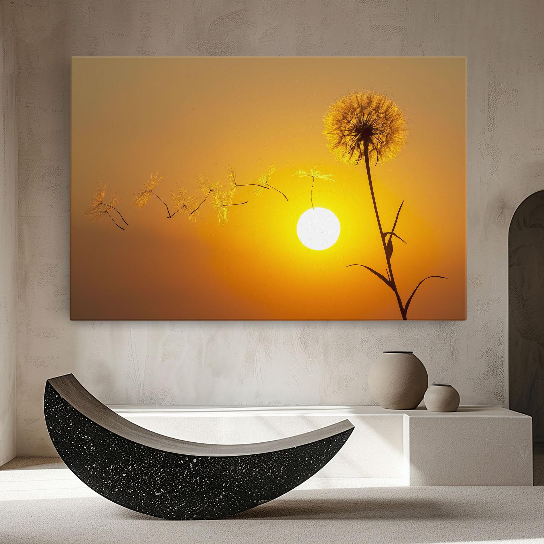 Tablou Canvas Summer Dandelion mockup 8