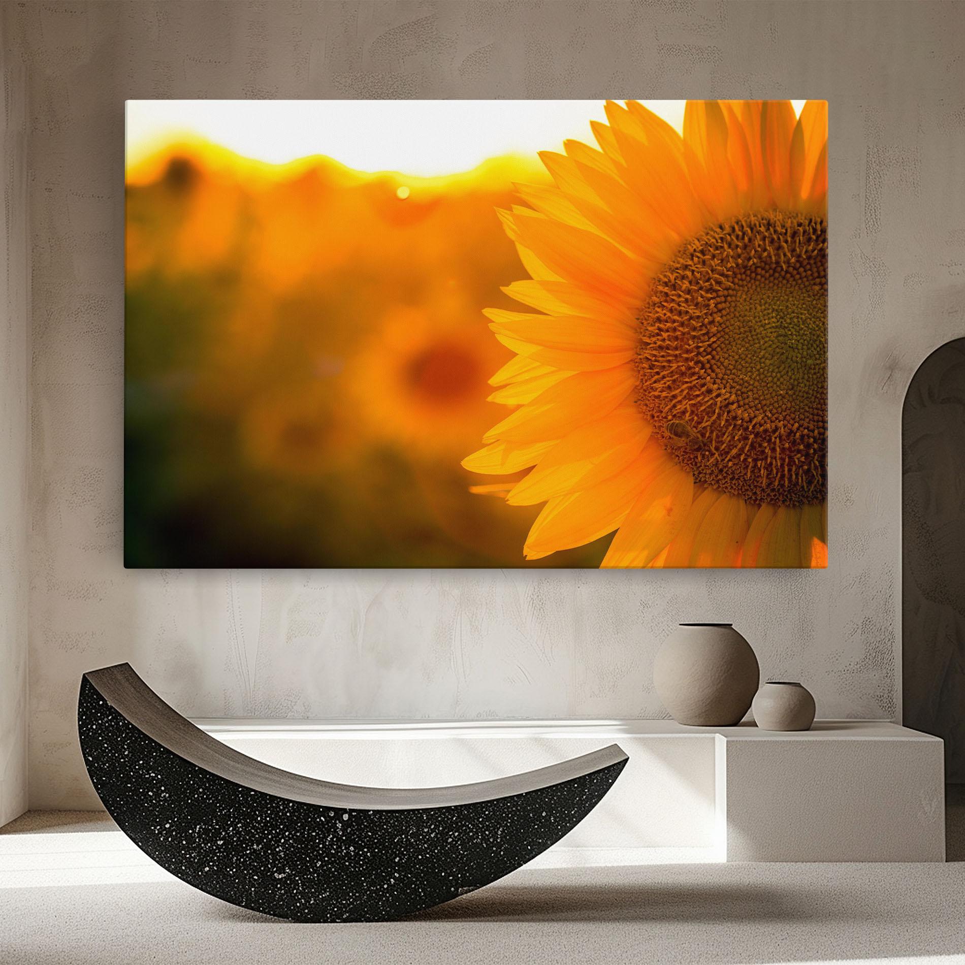 Tablou Canvas Sunflower mockup 8
