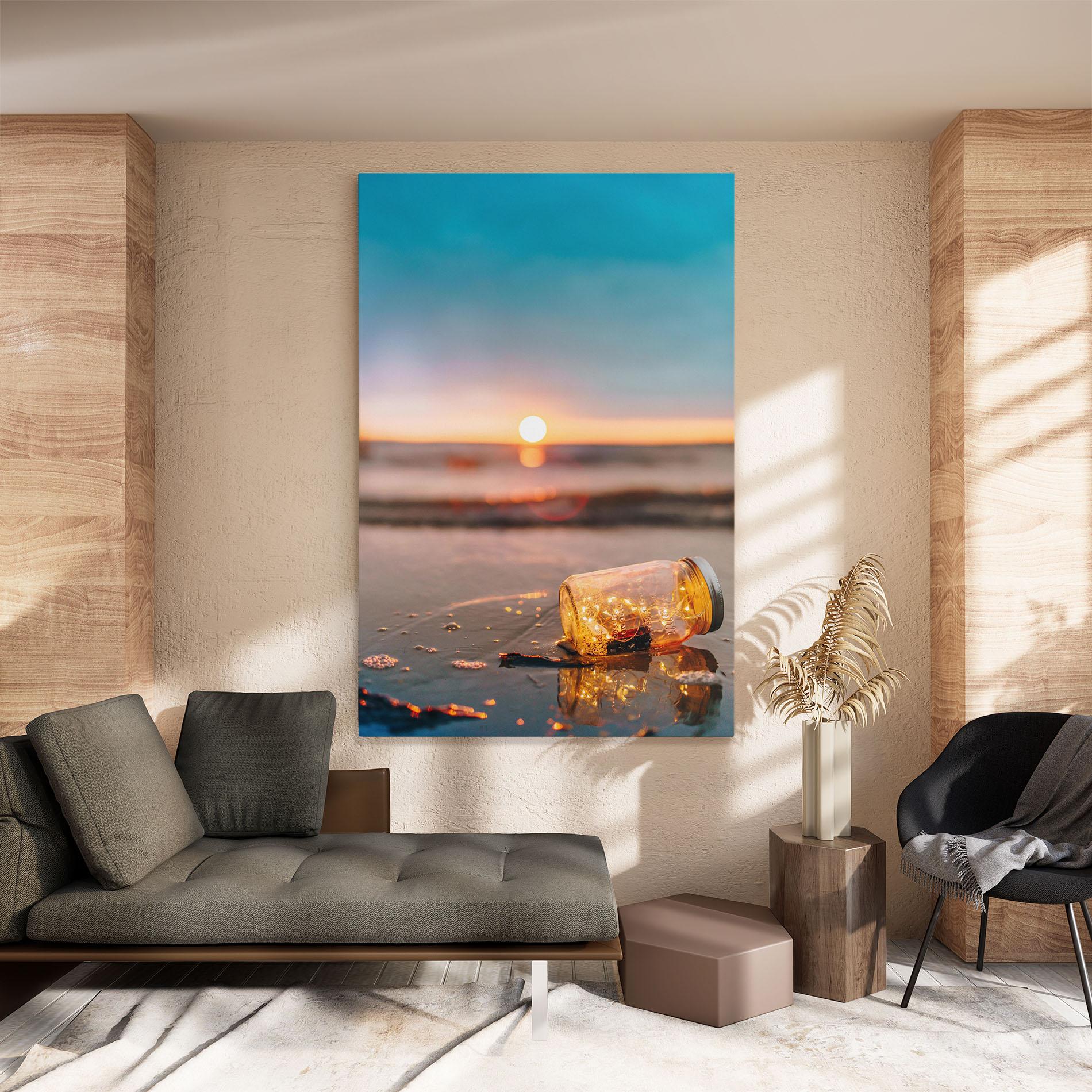 Tablou Canvas Jar With Lights mockup 8