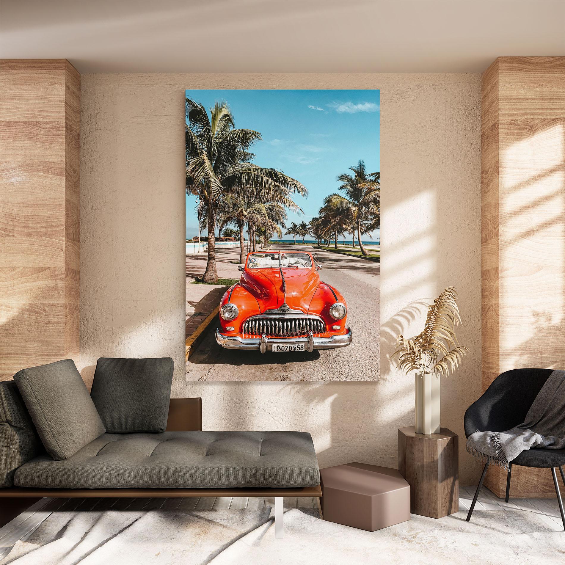 Tablou Canvas Red Summer Car mockup 8