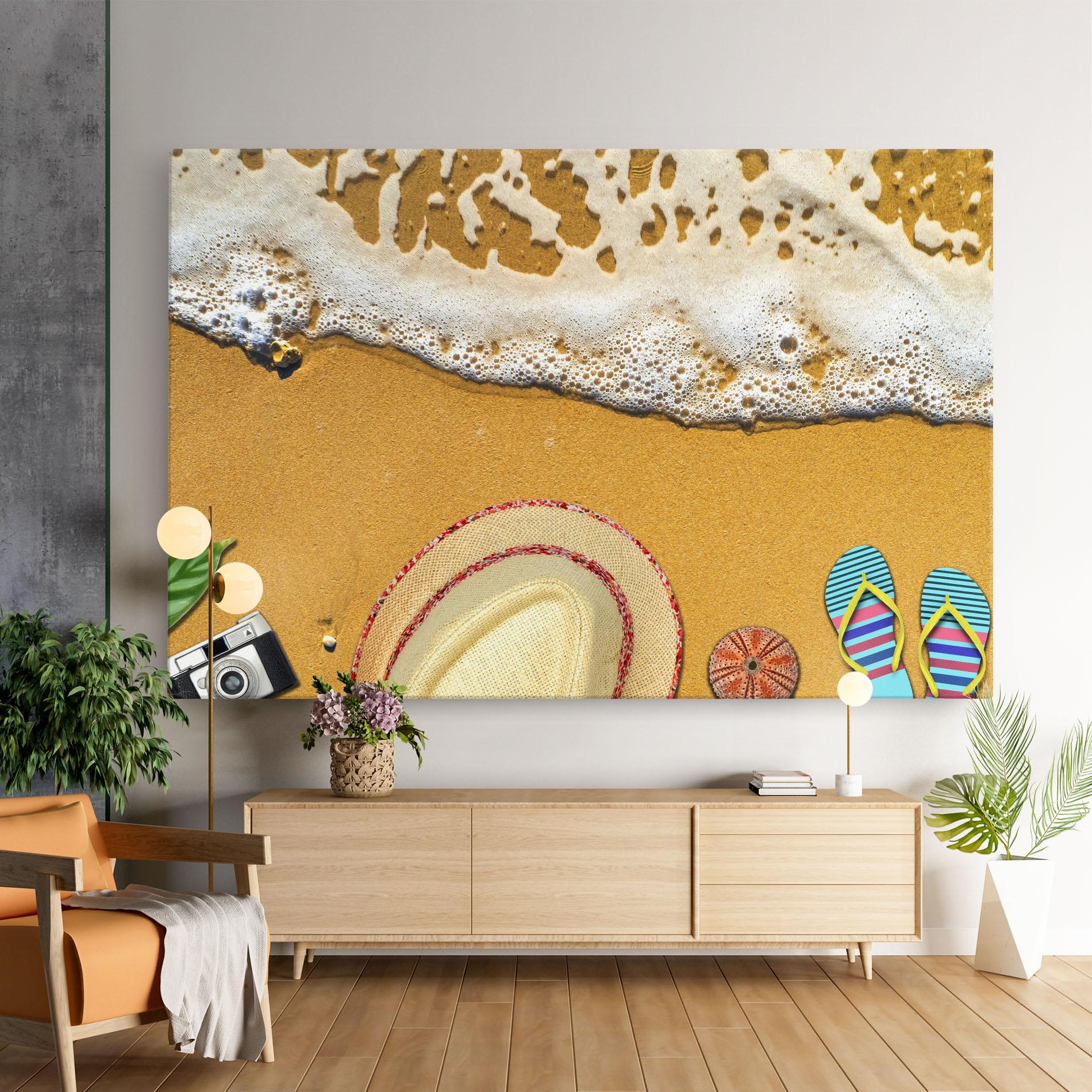 Tablou Canvas Beach Accessories mockup 9