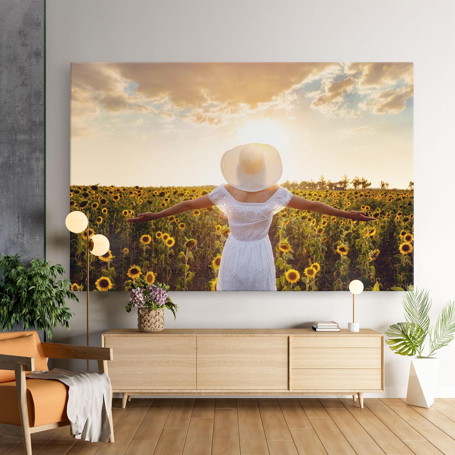 Tablou Canvas Girl In Nature mockup 9