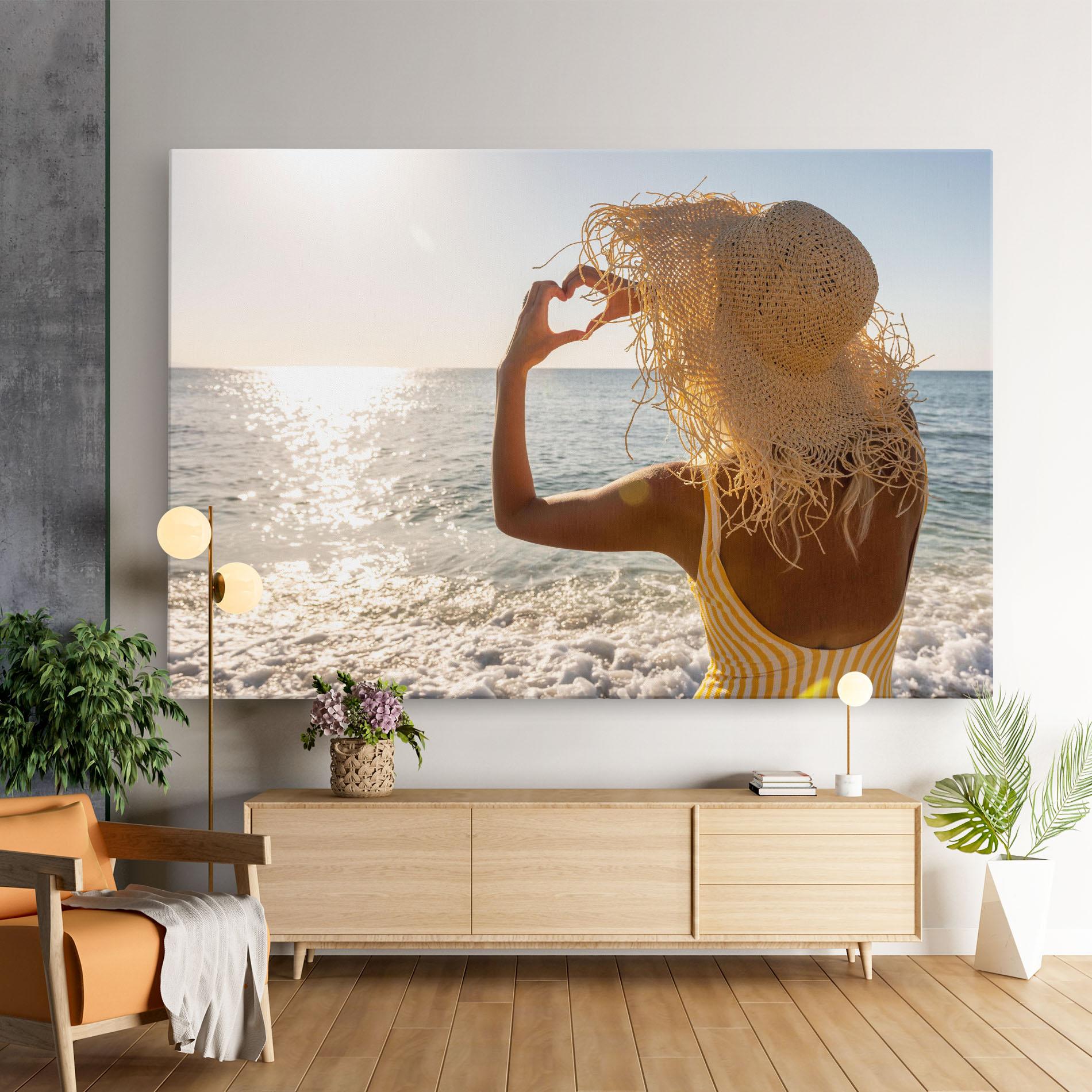 Tablou Canvas Heart Symbol mockup 9