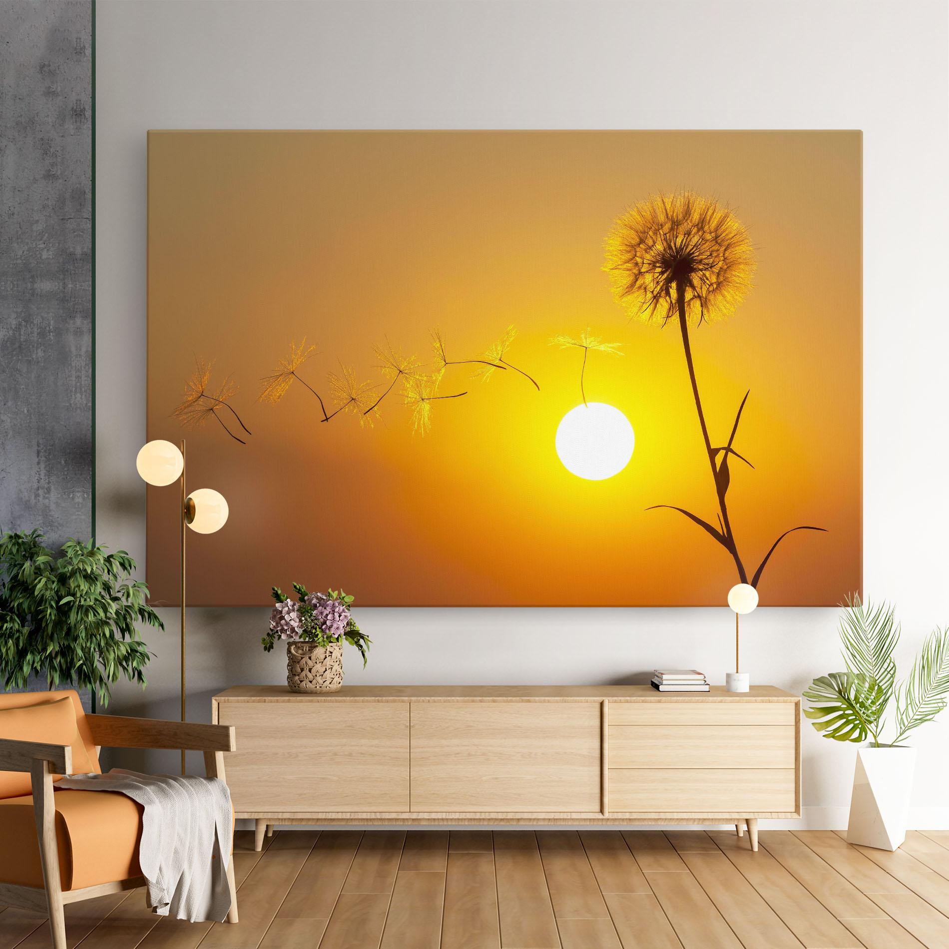 Tablou Canvas Summer Dandelion mockup 9