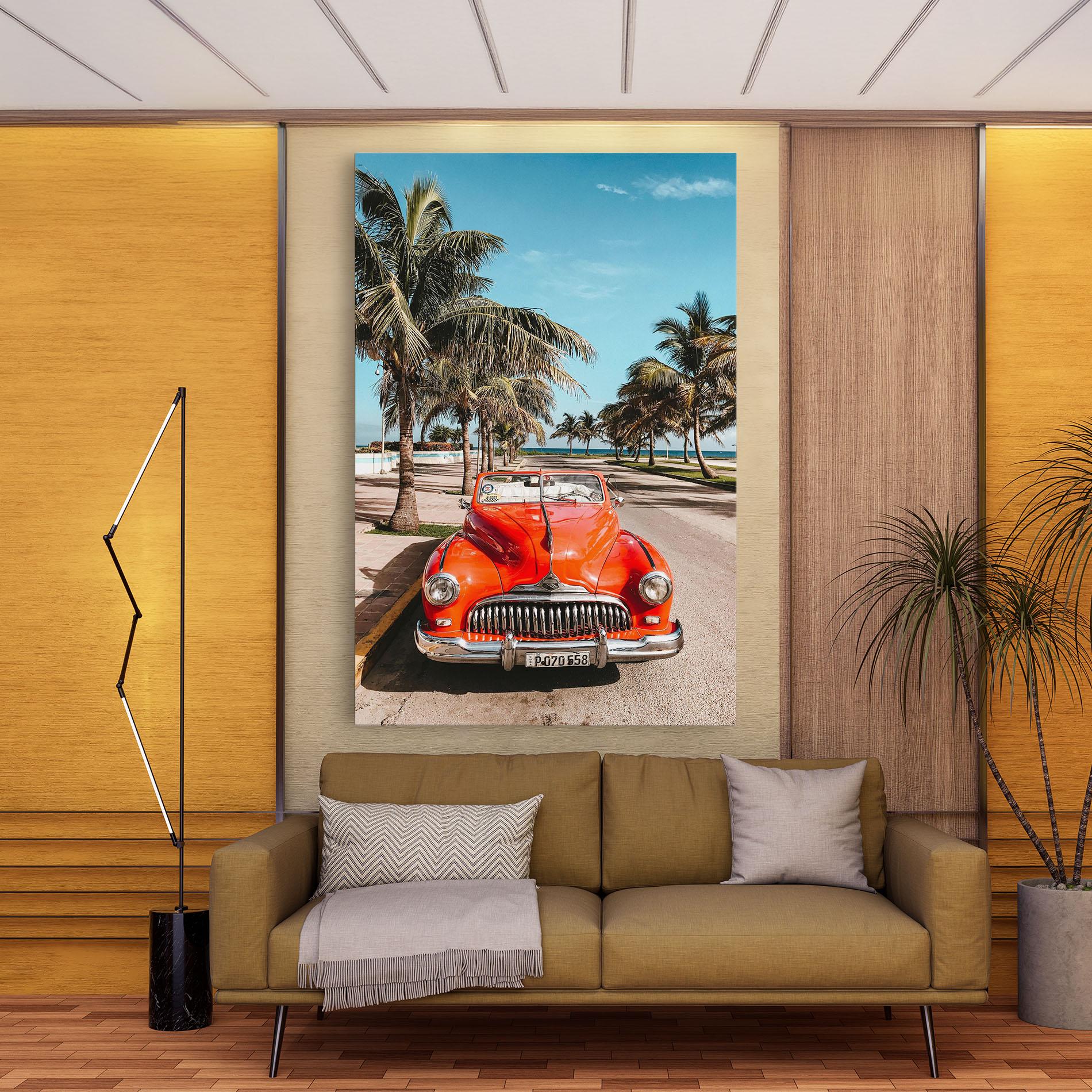 Tablou Canvas Red Summer Car mockup 9