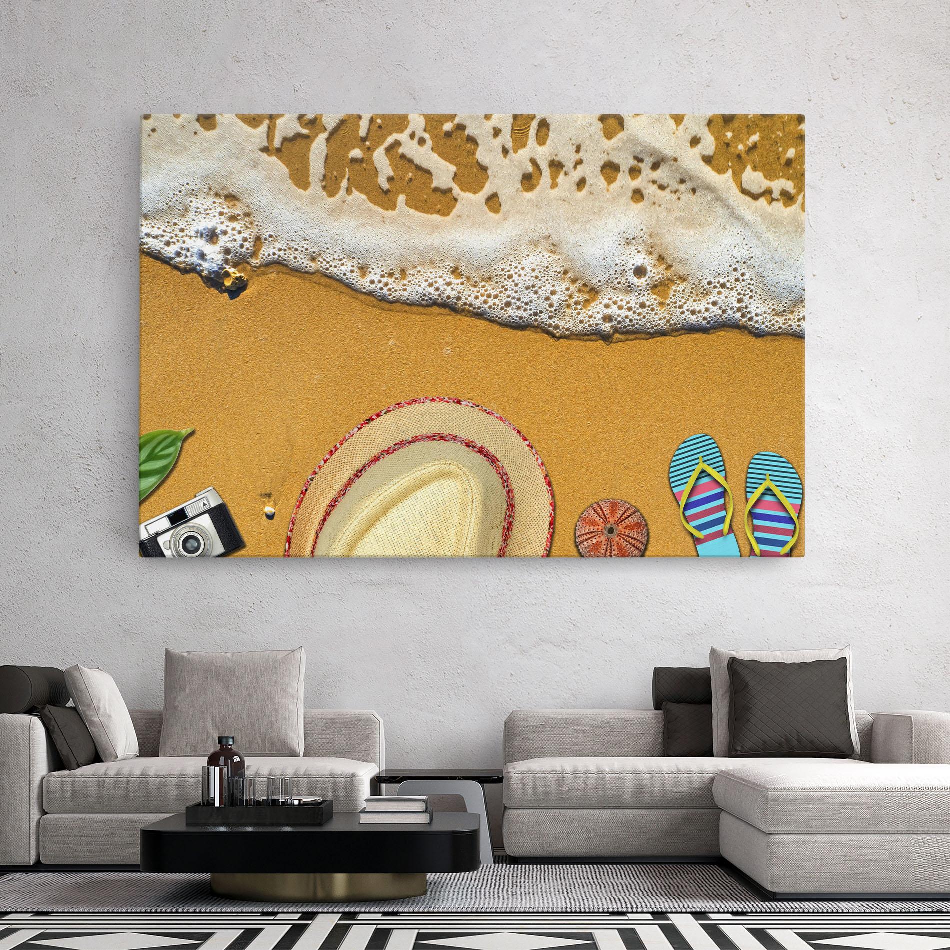 Tablou Canvas Beach Accessories mockup 2