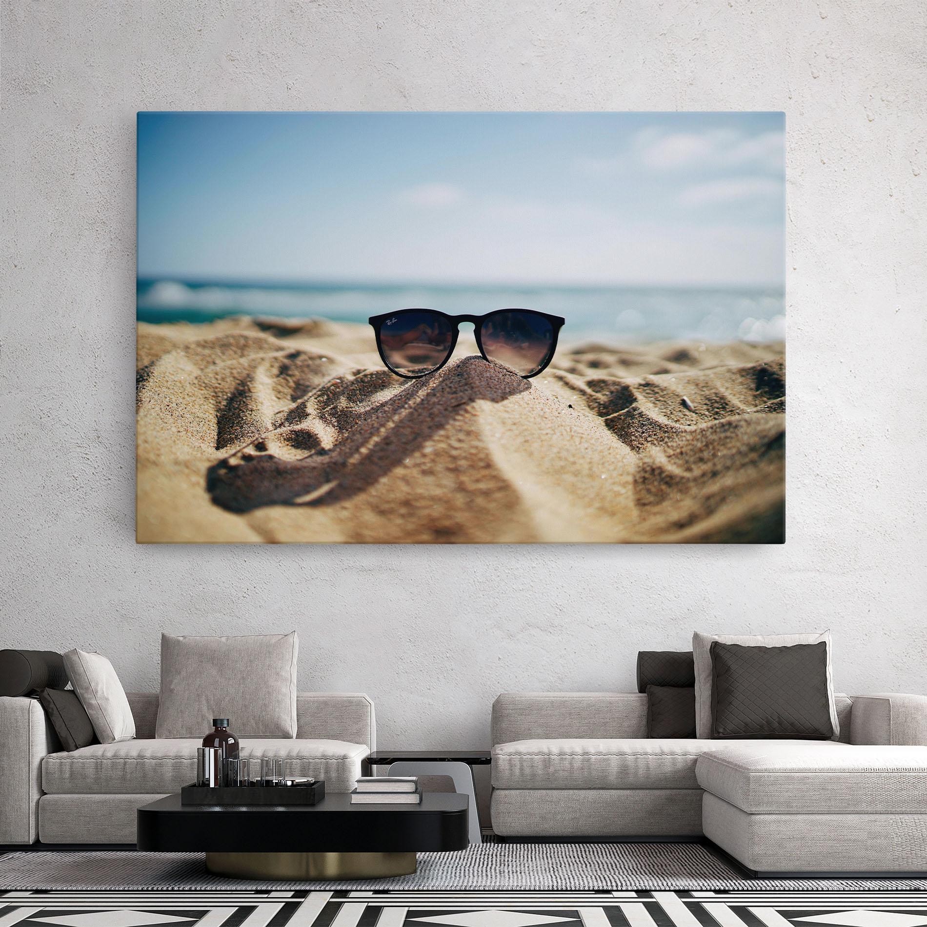 Tablou Canvas Sand Glasses mockup 2
