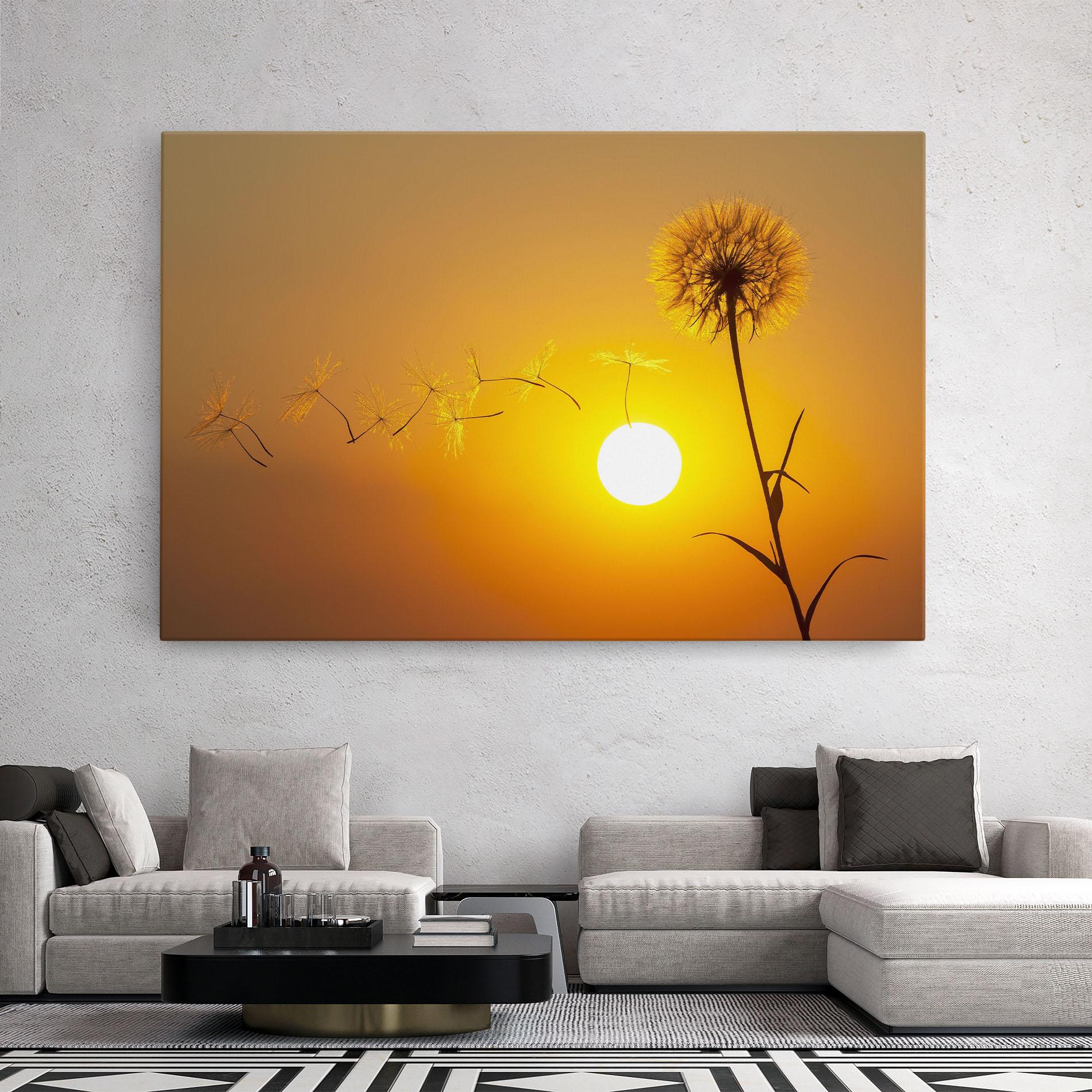 Tablou Canvas Summer Dandelion mockup 2