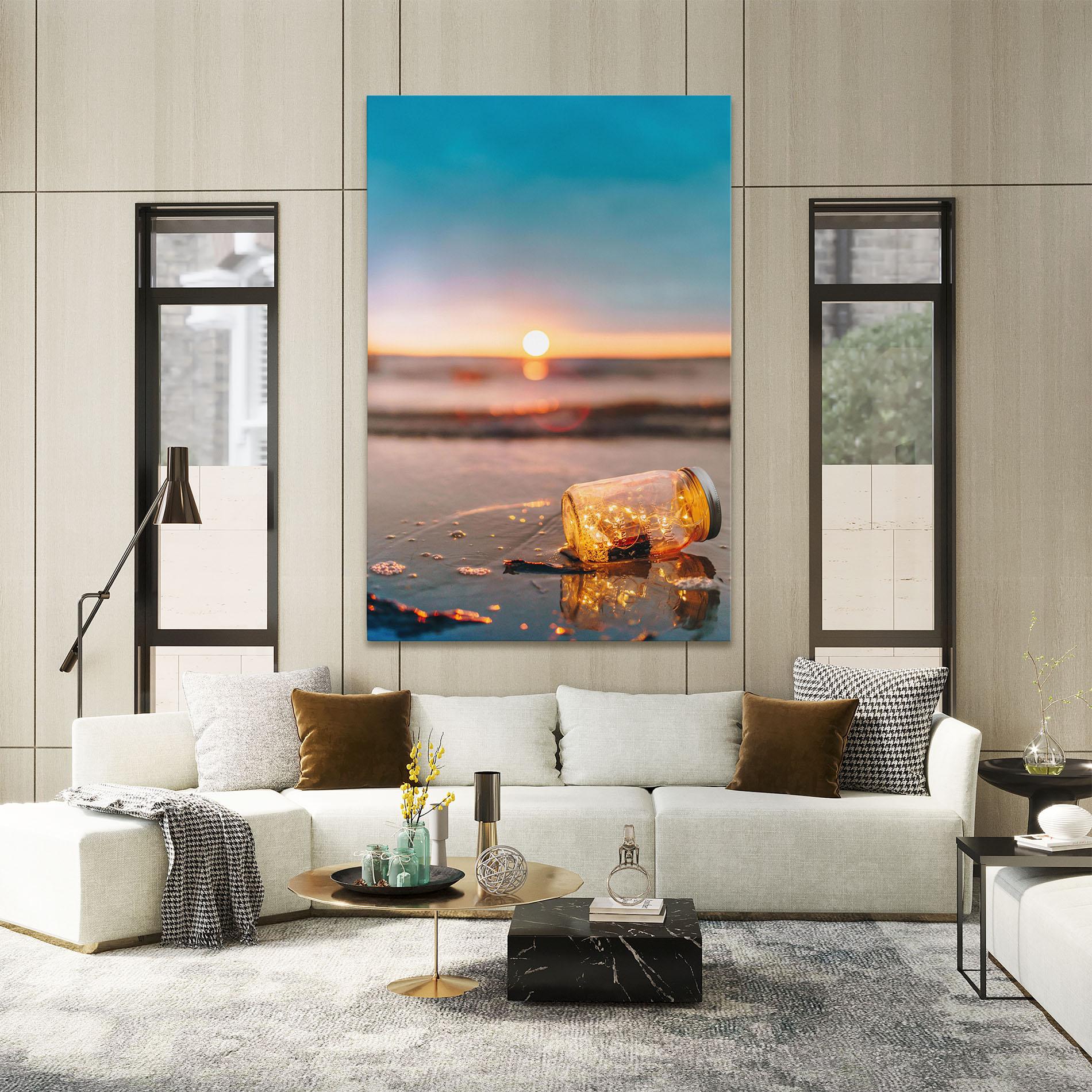 Tablou Canvas Jar With Lights mockup 2