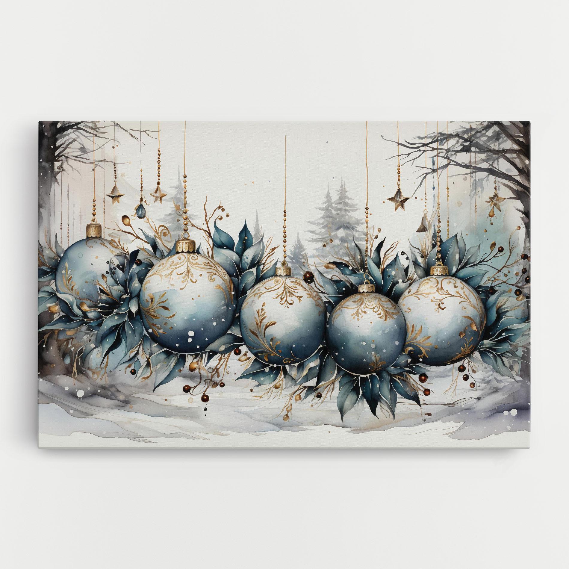 Tablou Canvas Christmas Paper mockup 0