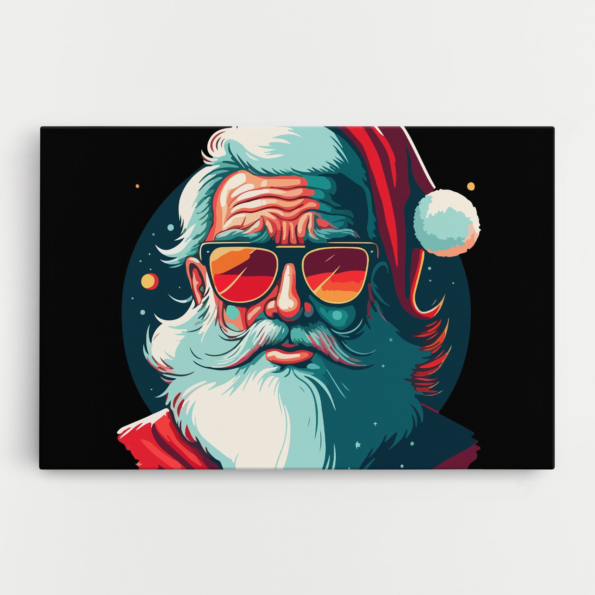 Color Glasses Santa mockup 0