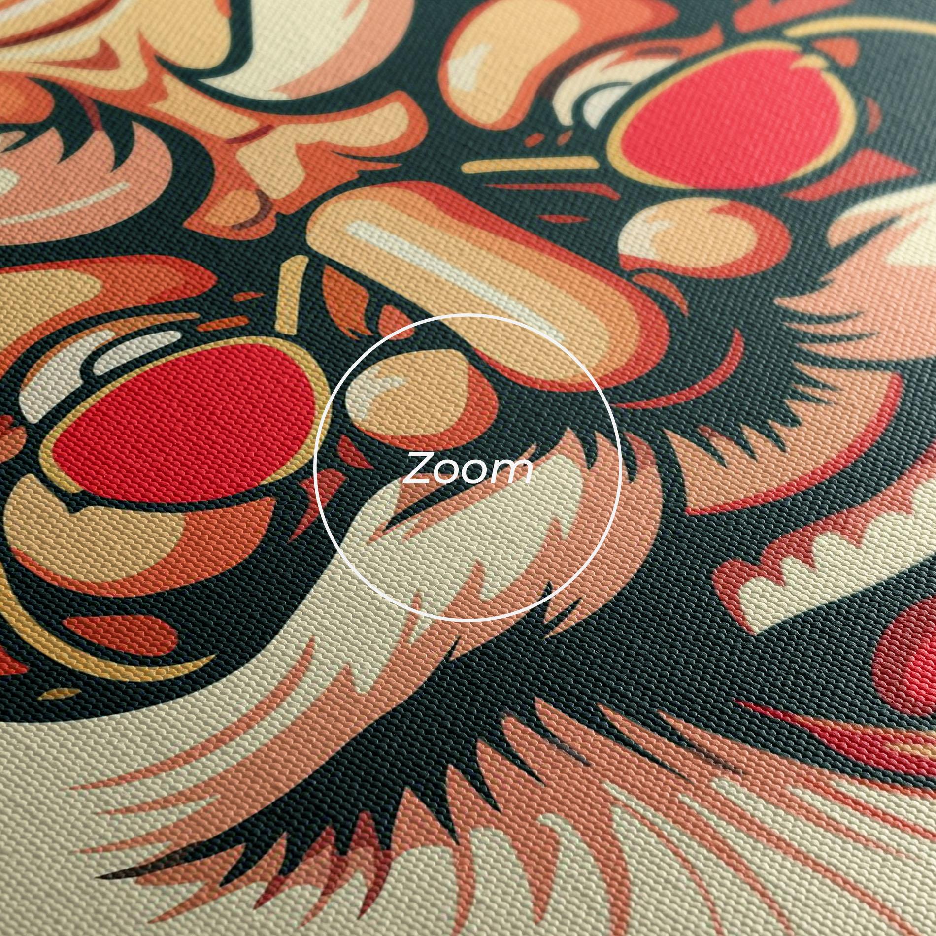 Tablou Canvas Santa Crazy Smile mockup 3