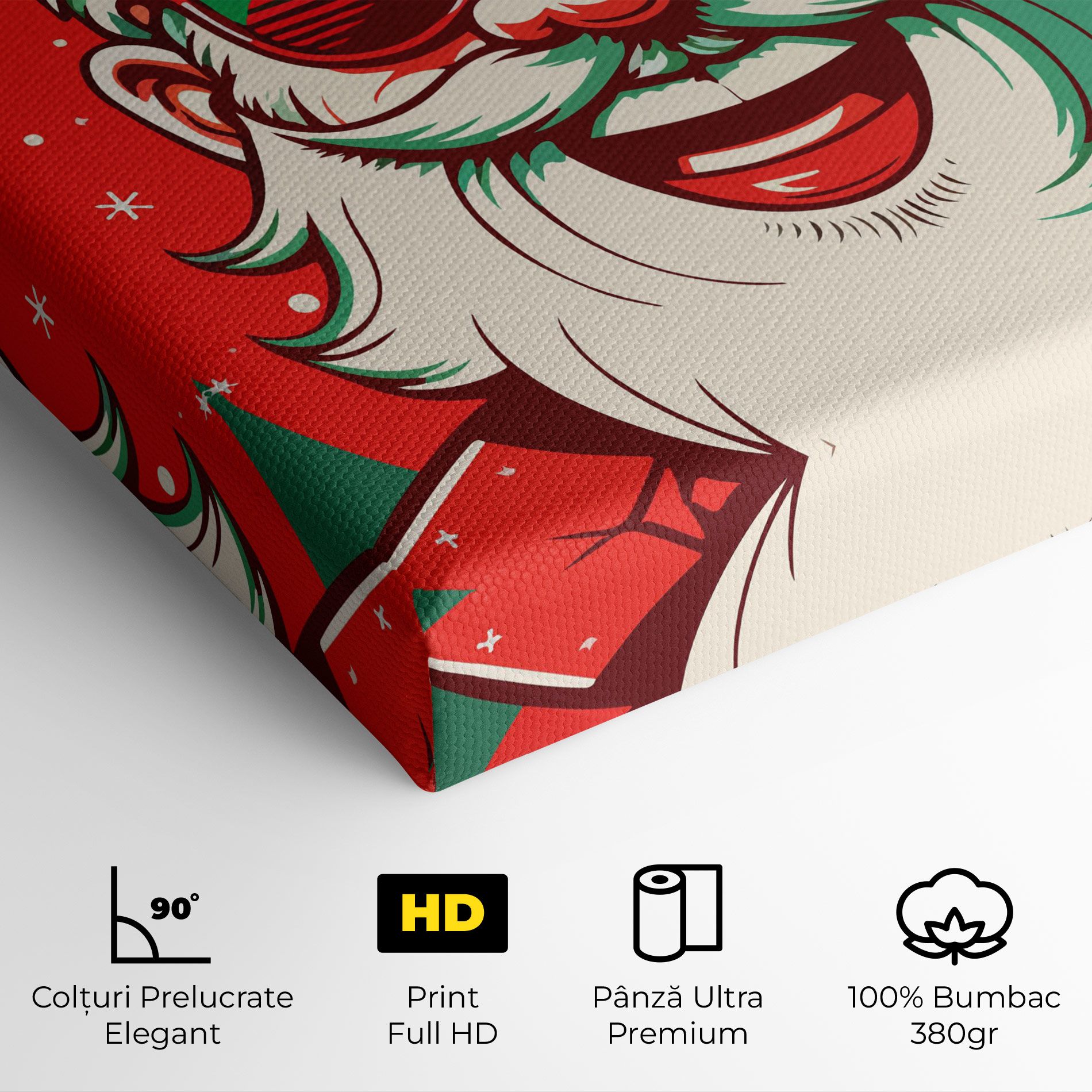 Crazy Smile Santa mockup 4