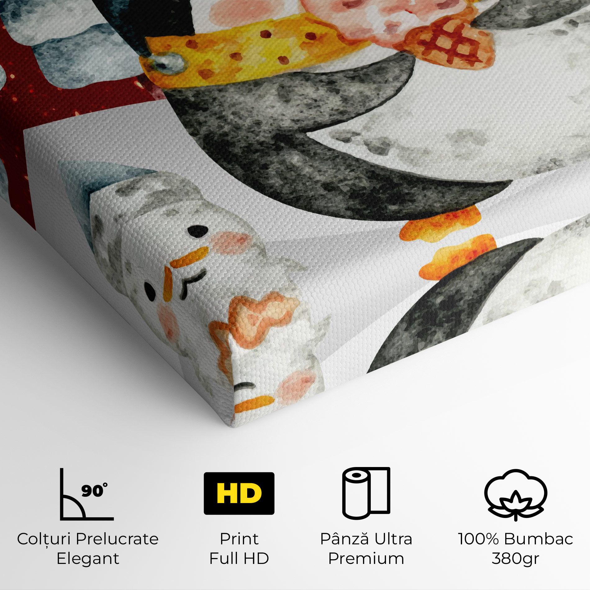 Yellow Pinguin mockup 4