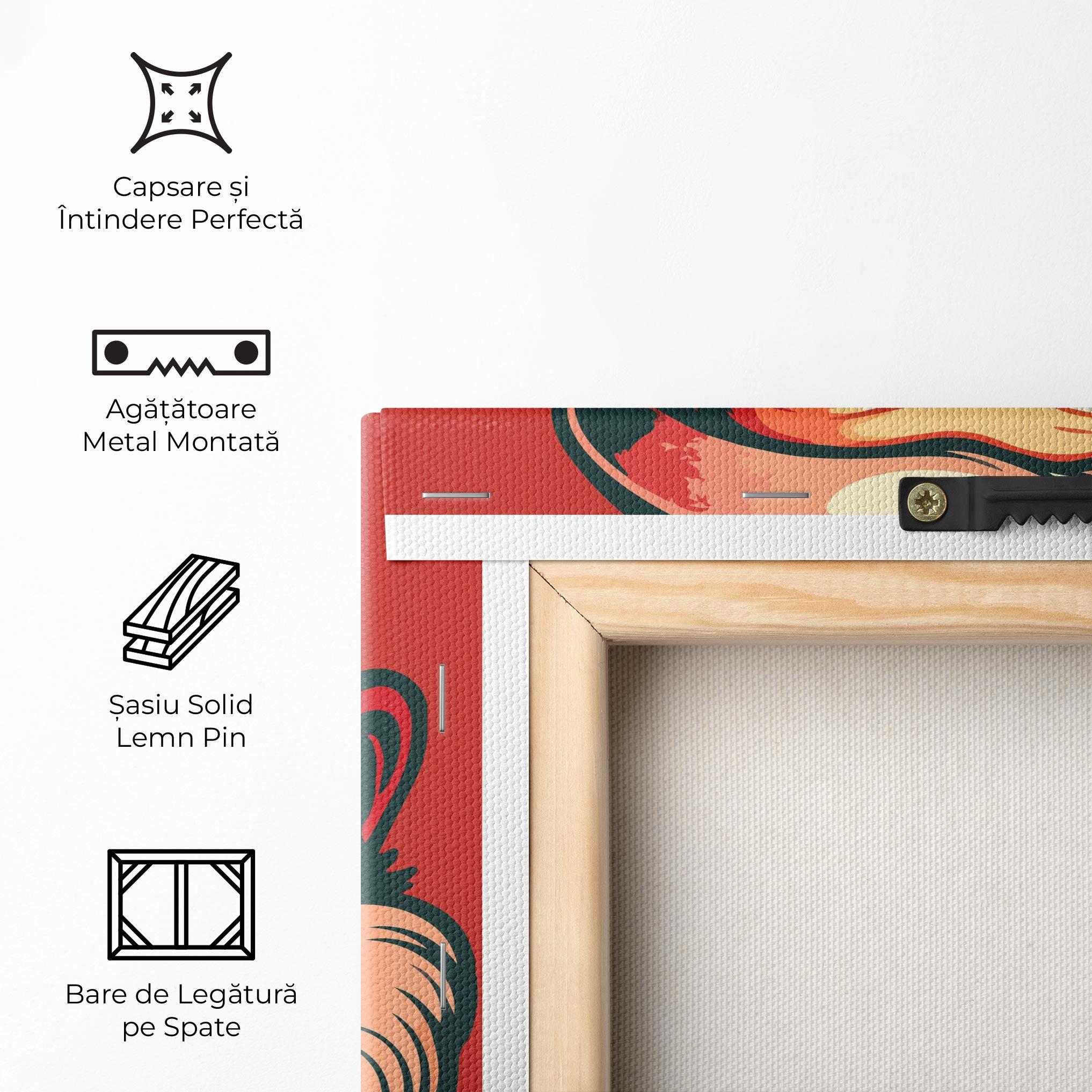 Tablou Canvas Santa Crazy Smile mockup 5