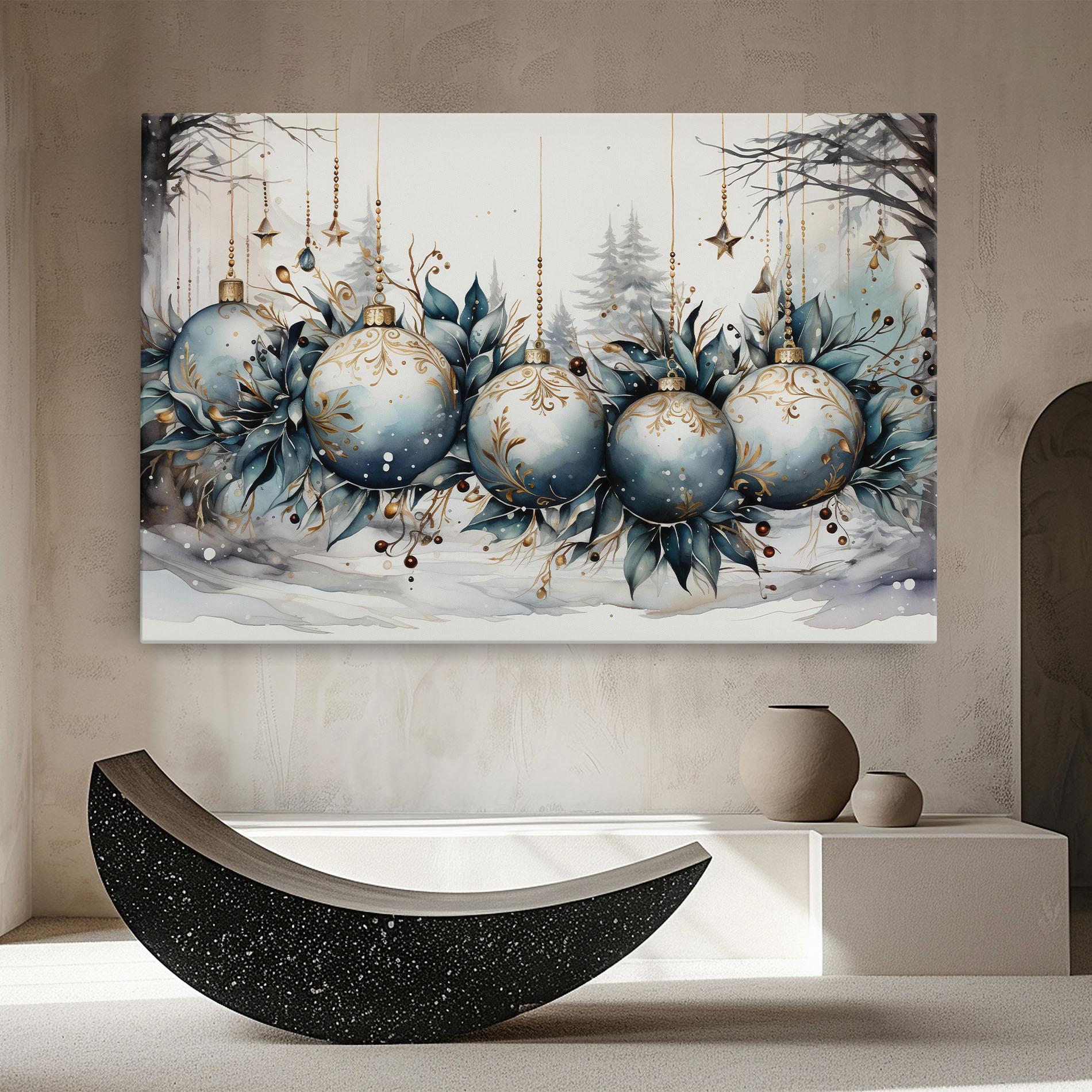 Tablou Canvas Christmas Paper mockup 8