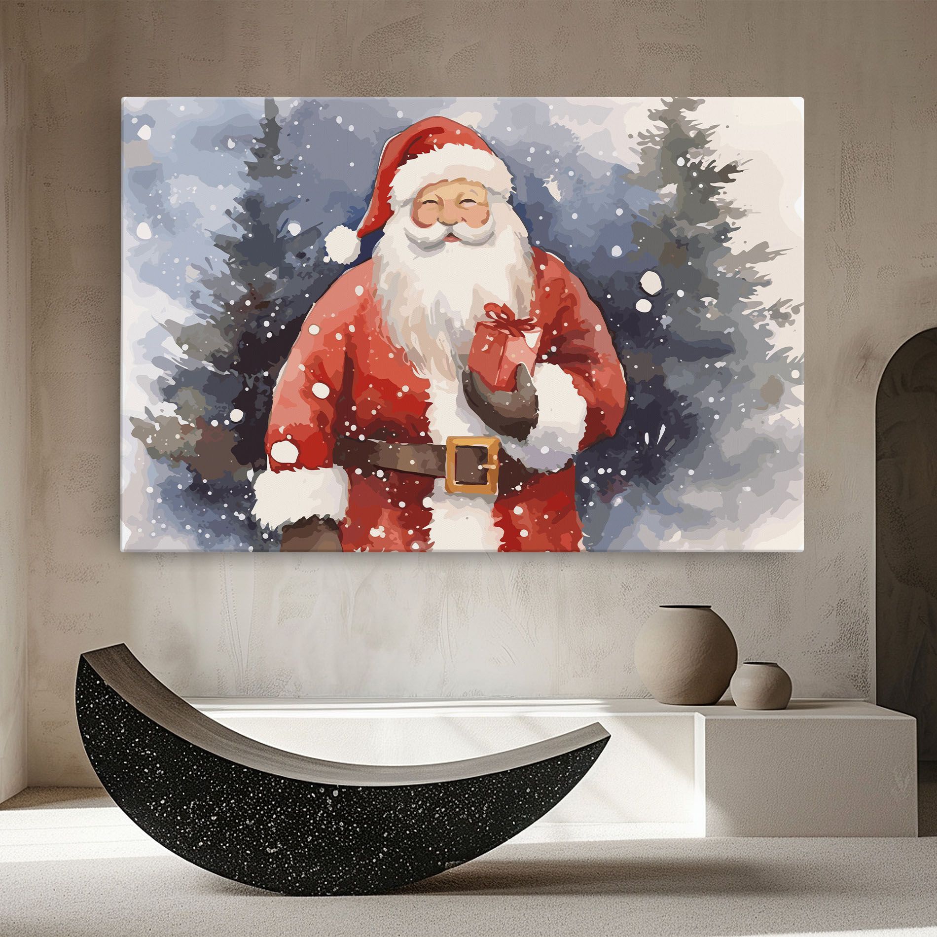 Holding Gift mockup 8