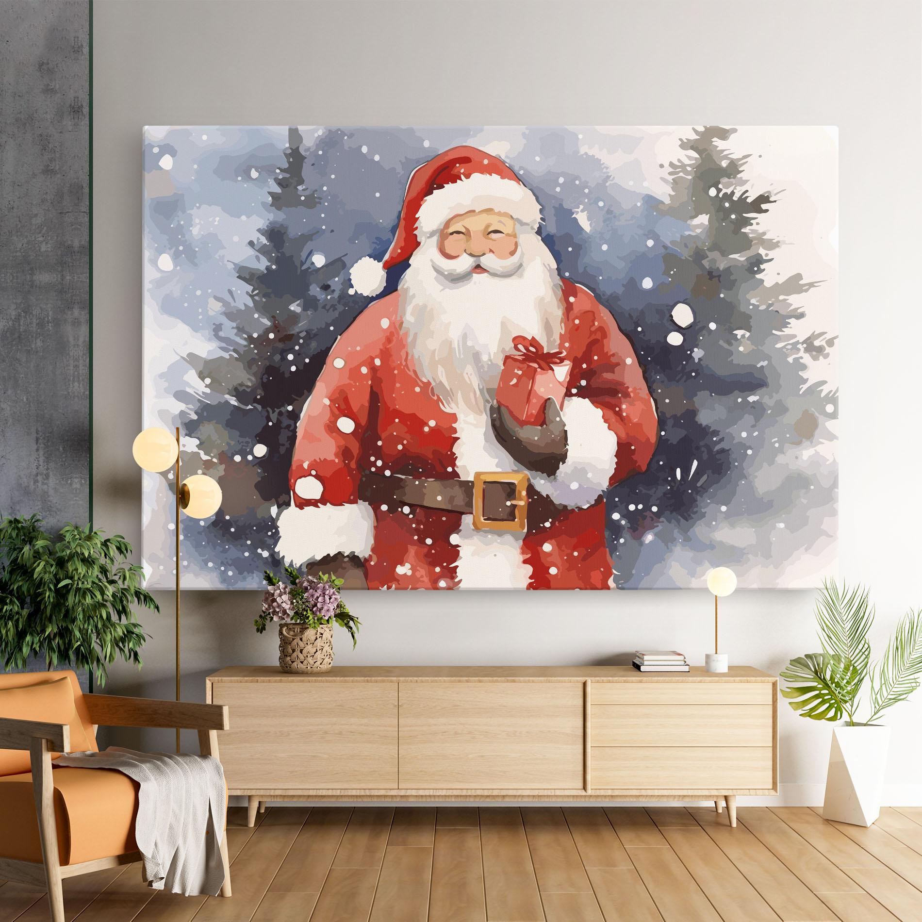 Tablou Canvas Holding Gift mockup 9